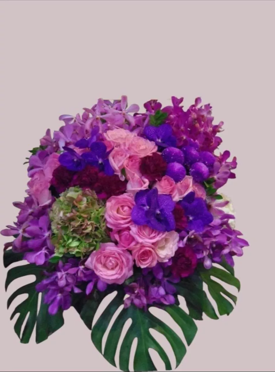 暮光交響-藝術高架花籃