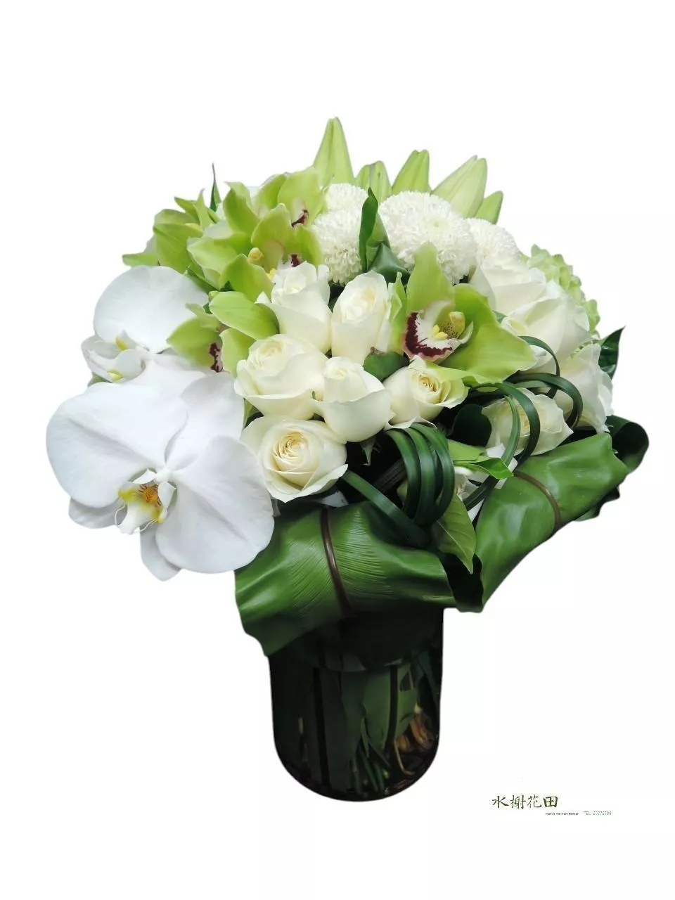 花瓶花禮《白綠之境》