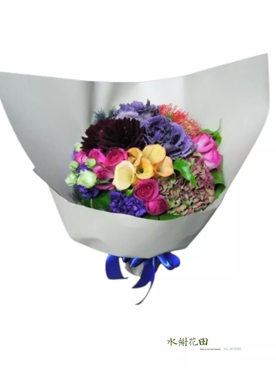 展演謝幕｜黑紫大理花．暖黃海芋奢華