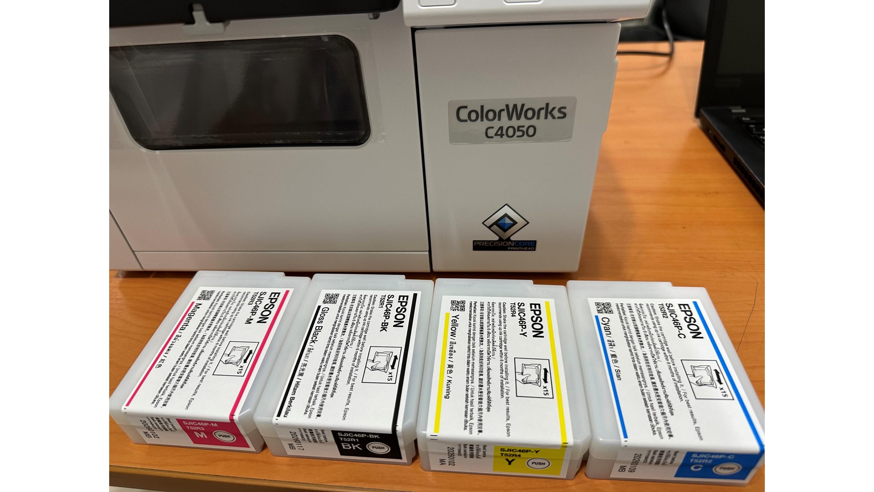 EPSON C4050 彩色標籤印表機 專用墨水/廢墨盒