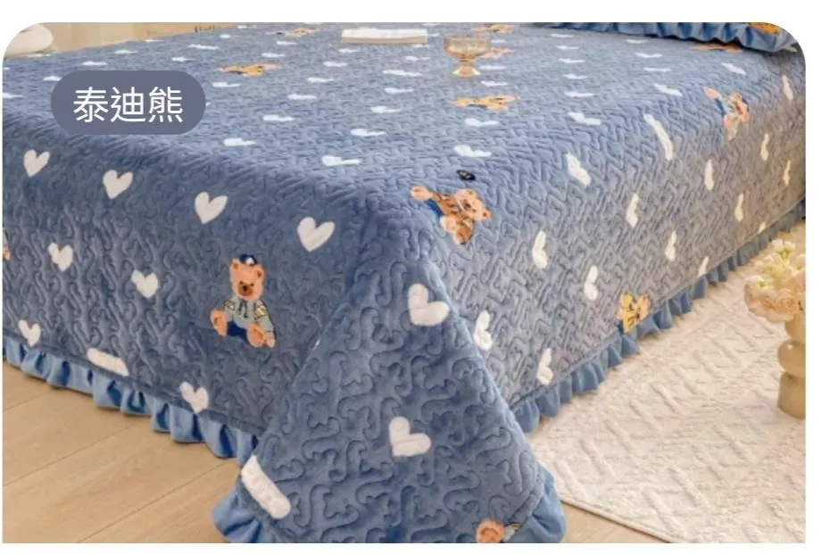 ［冬日保暖首選］不易跑位/雪貂絨床蓋