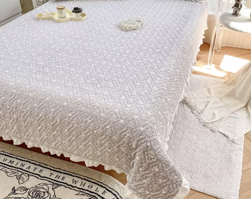 ［冬日保暖首選］不易跑位/雪貂絨床蓋