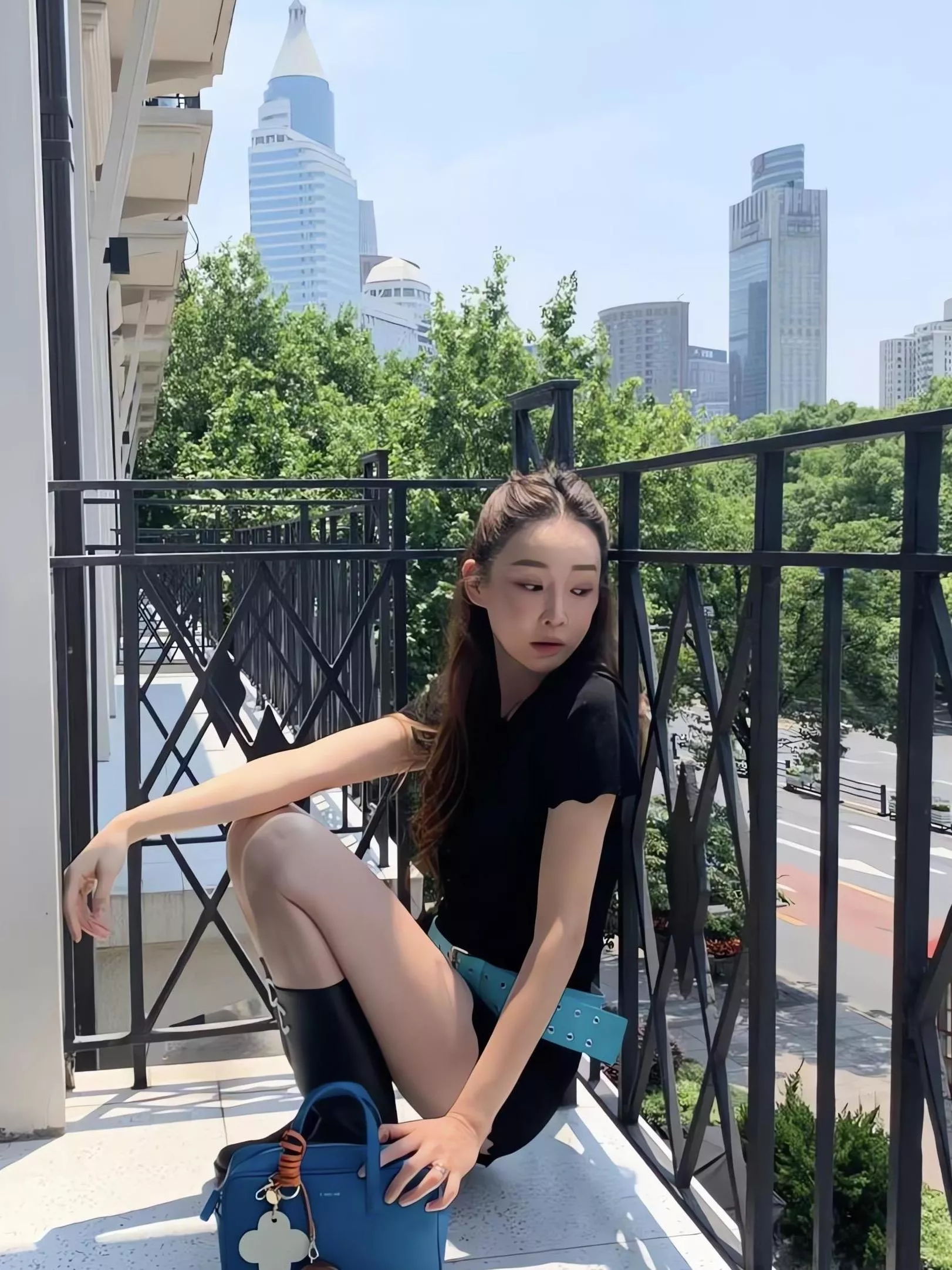 現貨 Tom Girl 韓系芭蕾風 黑色波浪花邊短袖針織開衫