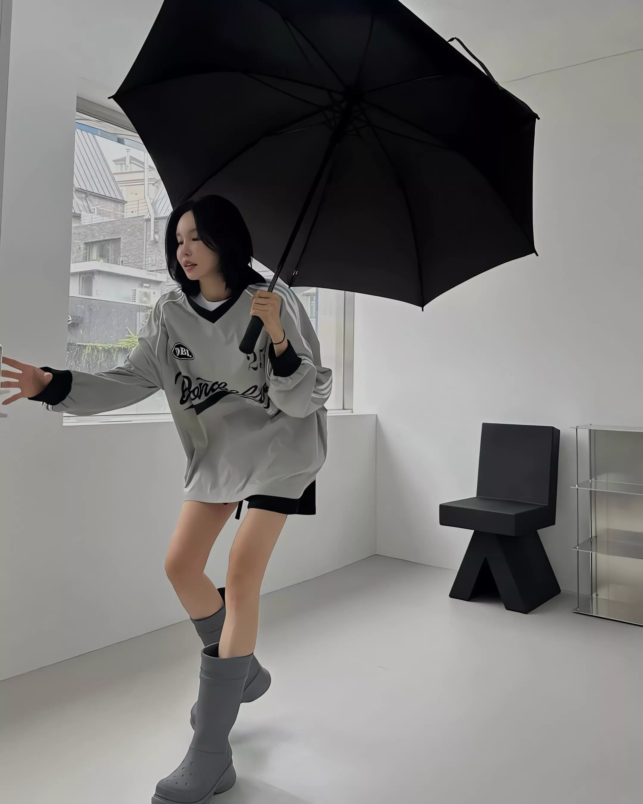 DONTBELATE 復古球衣感長袖衛衣