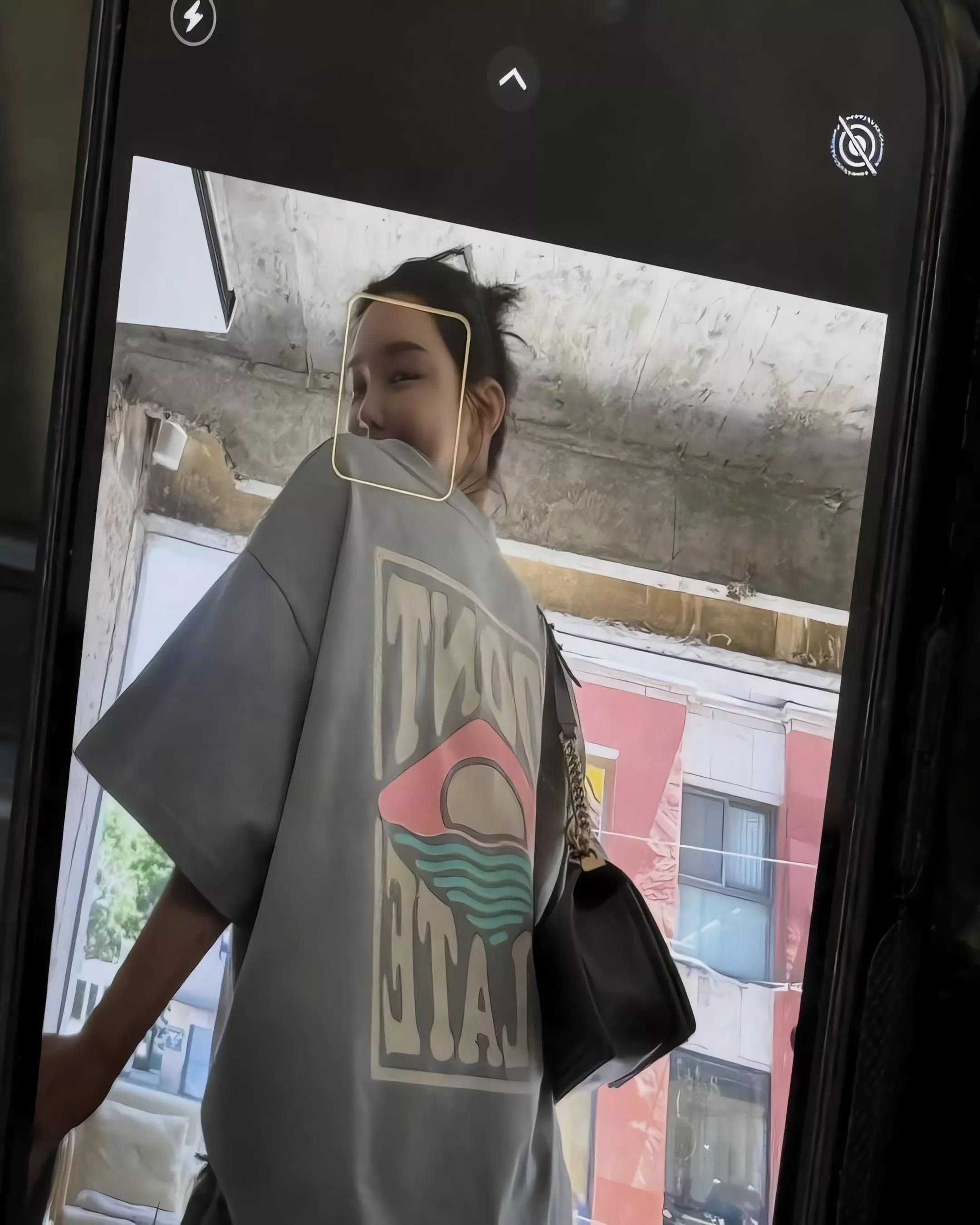 DONTBELATE 落日Oversized Tee