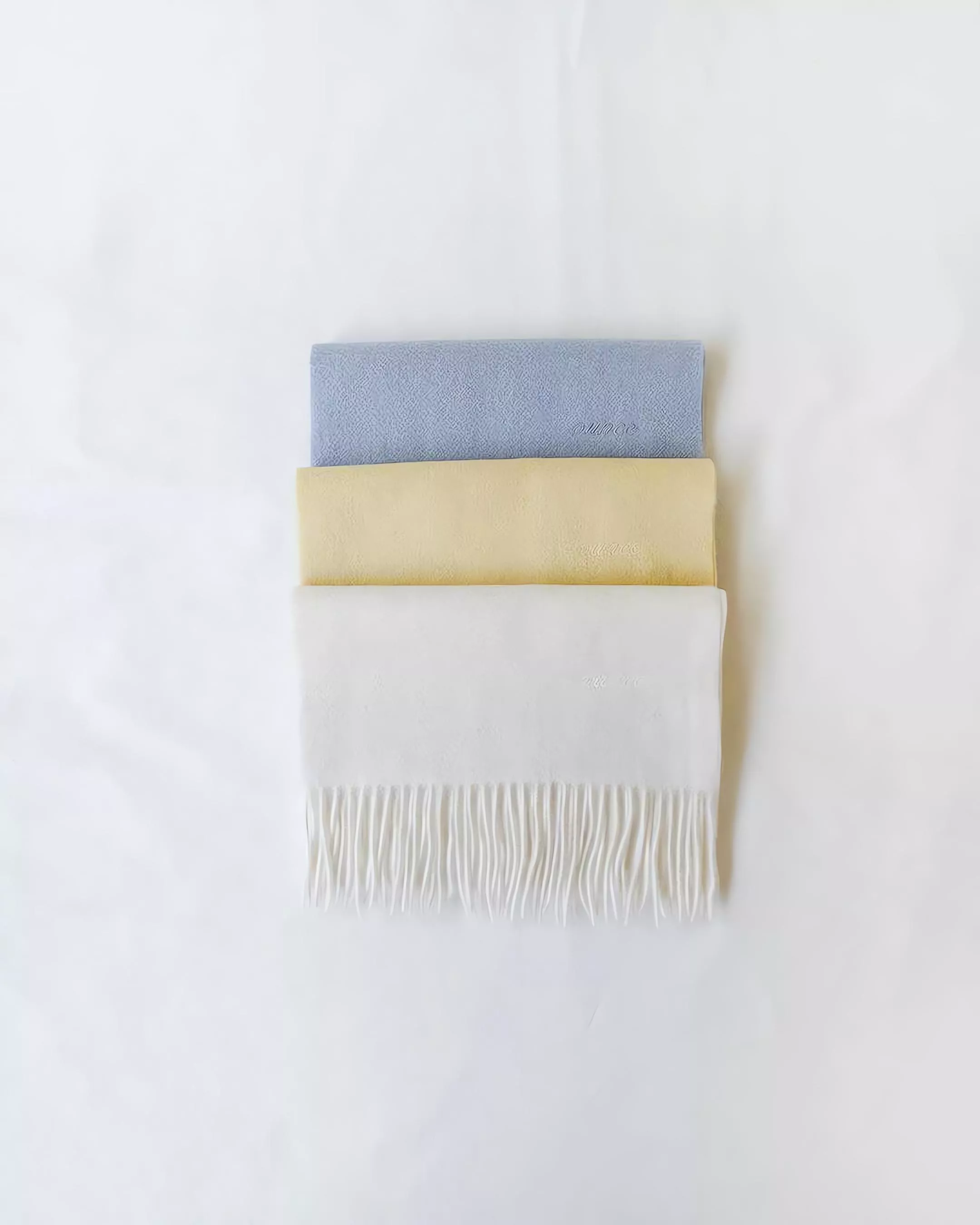 Ounce 羊毛刺繡流蘇圍巾 保暖披肩 針織圍巾