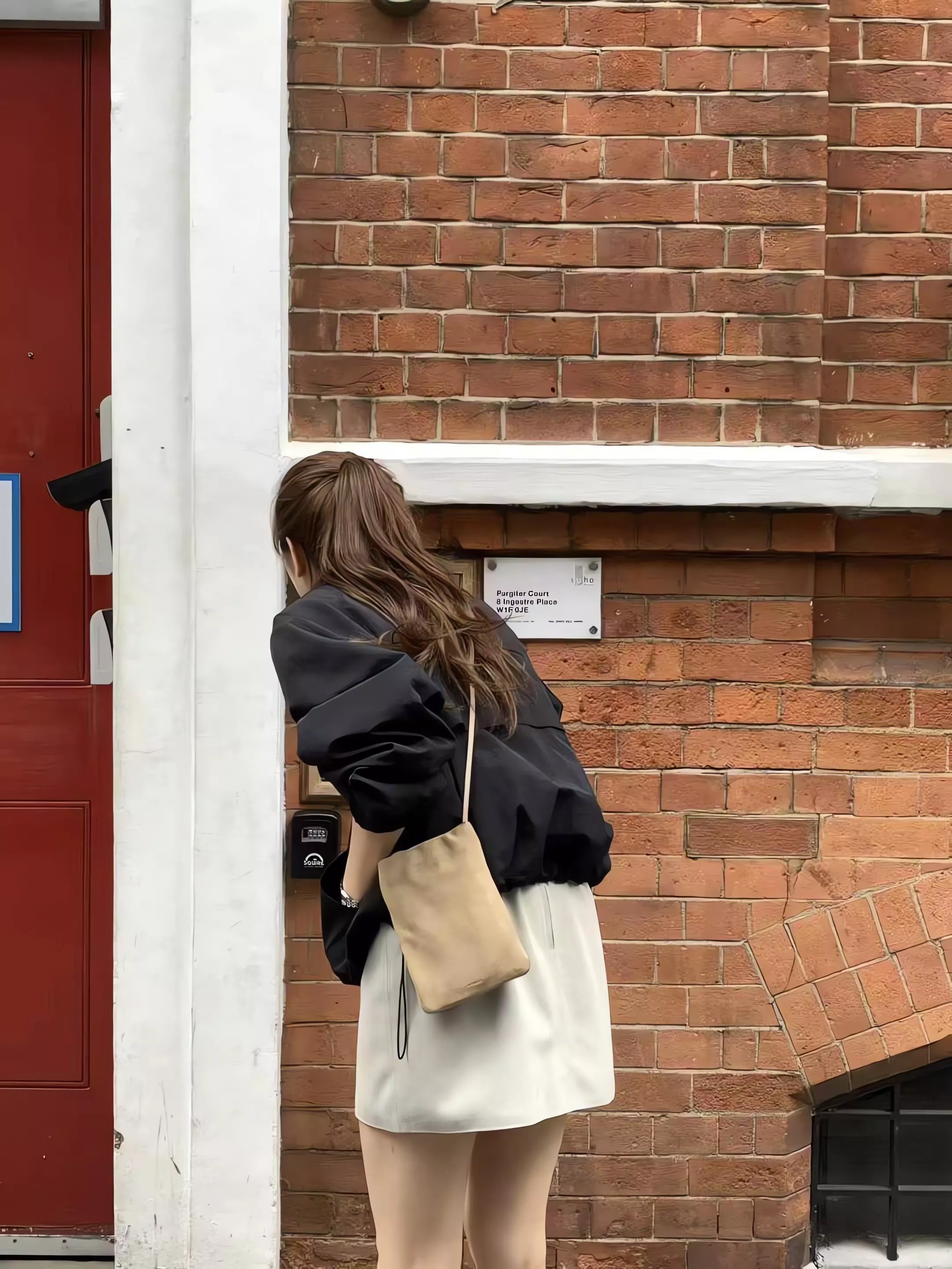 Ounce 義大利小牛皮麂皮手機包 斜背包 肩背包