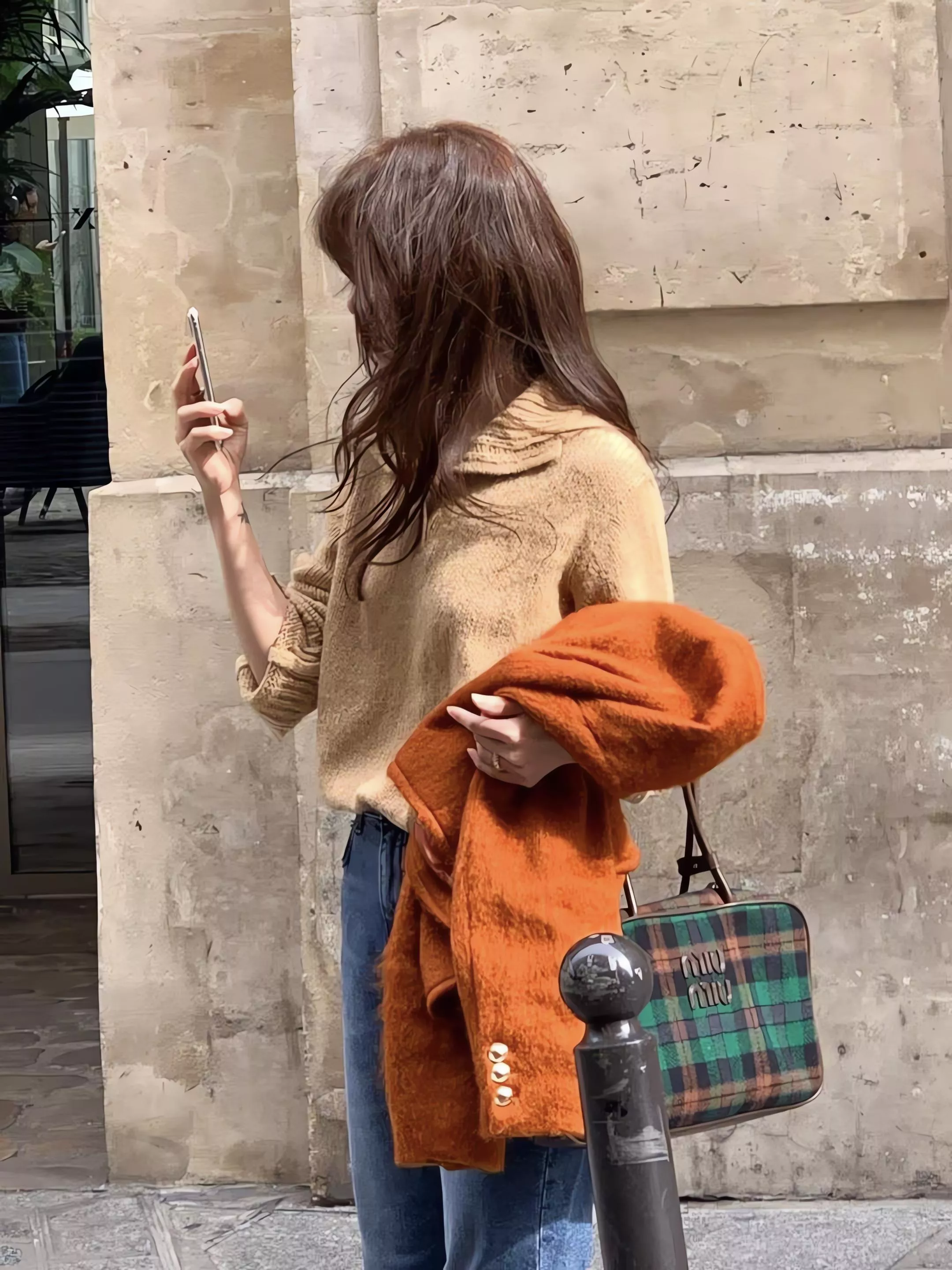 Objet 知性翻領Polo針織衫 V領針織衫