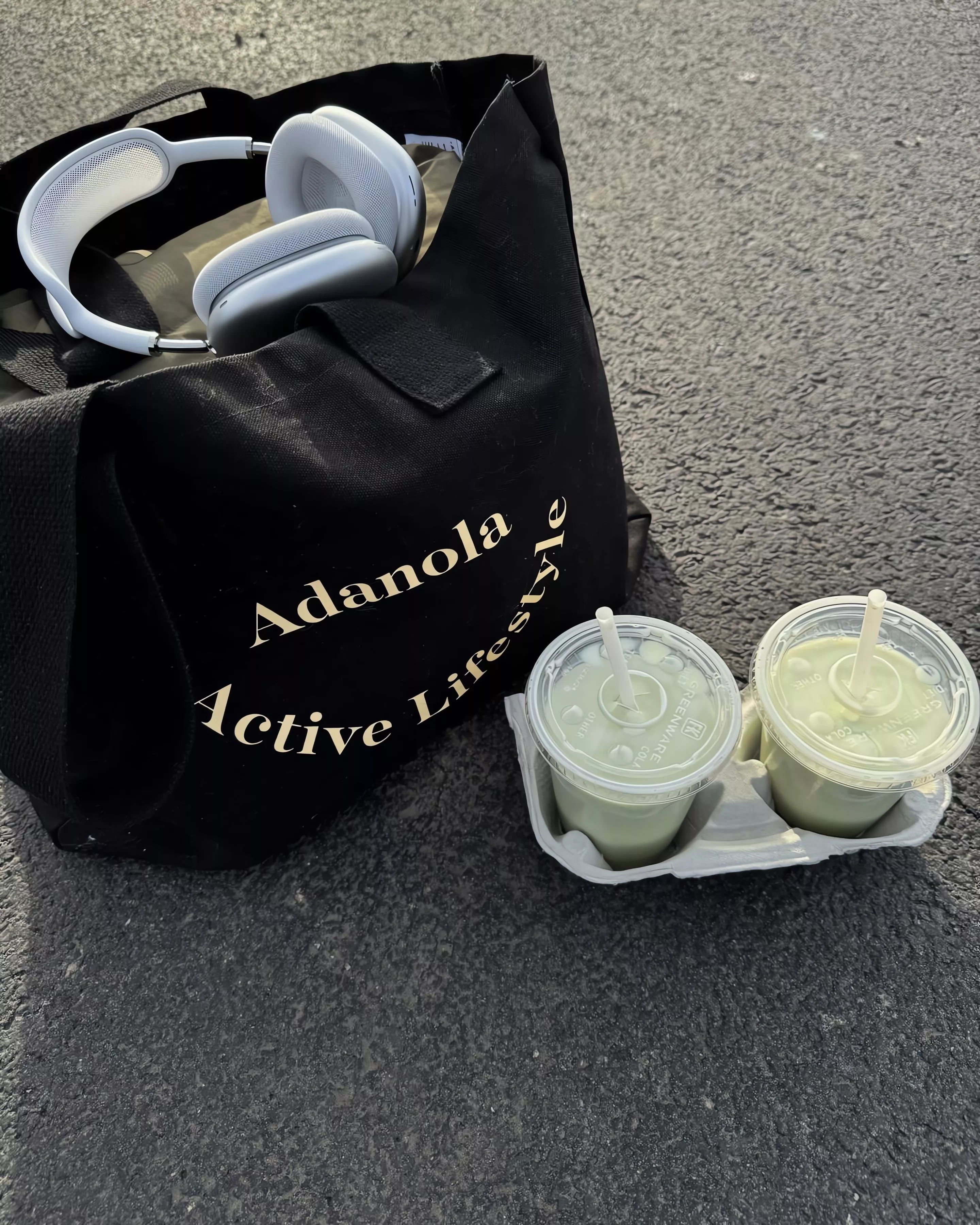 英國官網代購 Adanola 微笑字母休閒帆布包