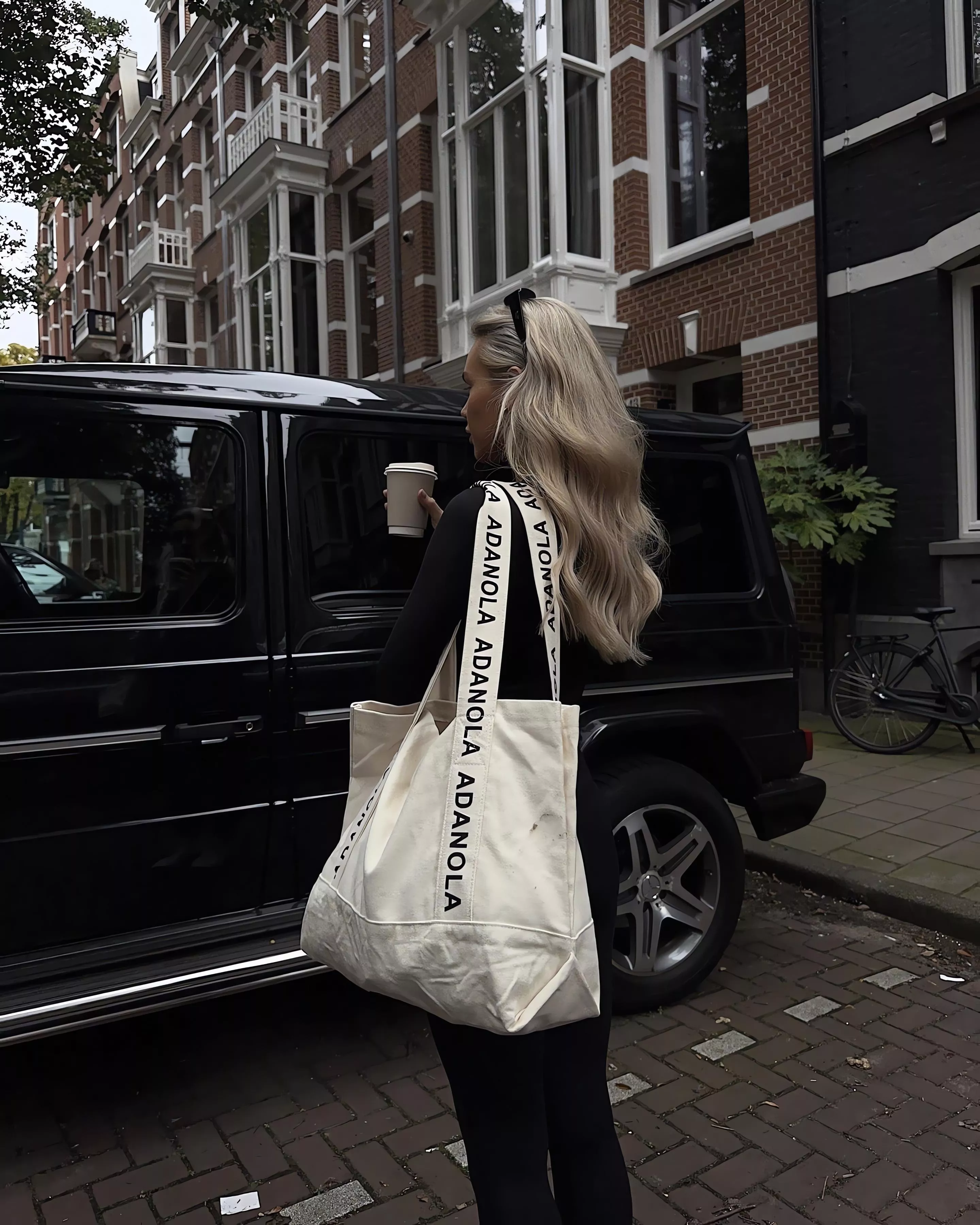 現貨+預購 英國官網代購 Adanola 字母背帶休閒帆布包 5色