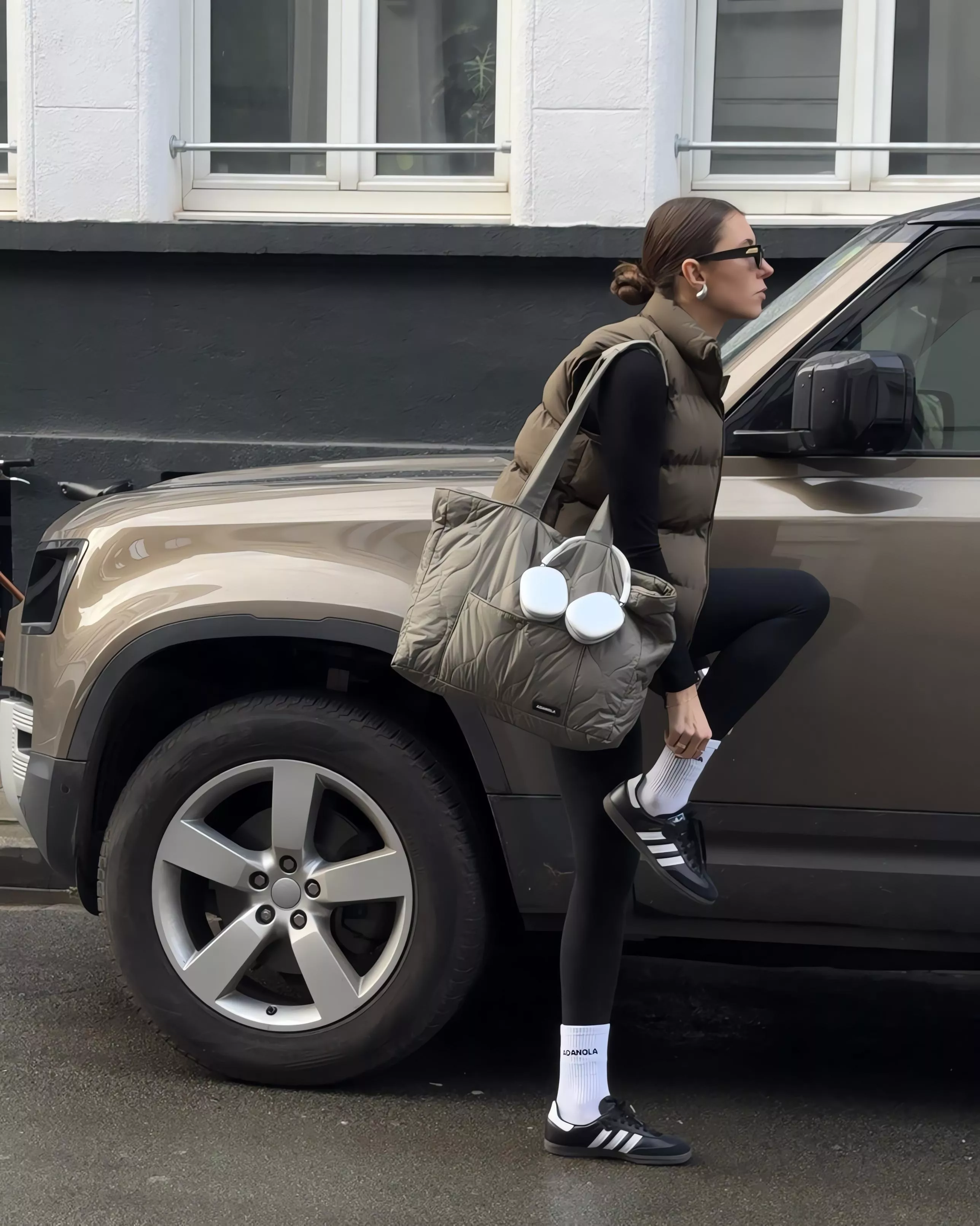 現貨+預購 英國官網代購 Adanola 尼龍衍縫托特包