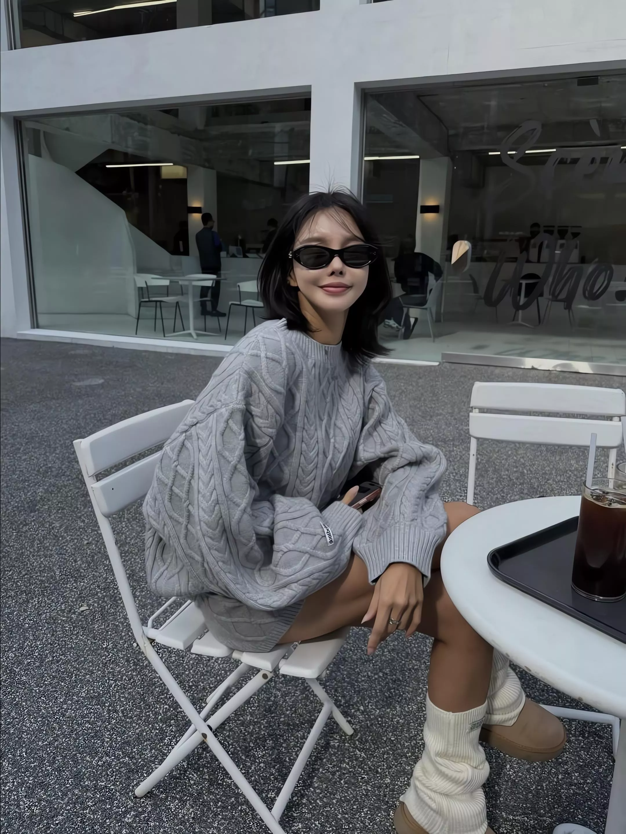 DONTBELATE 柔軟麻花針織衫 針織毛衣