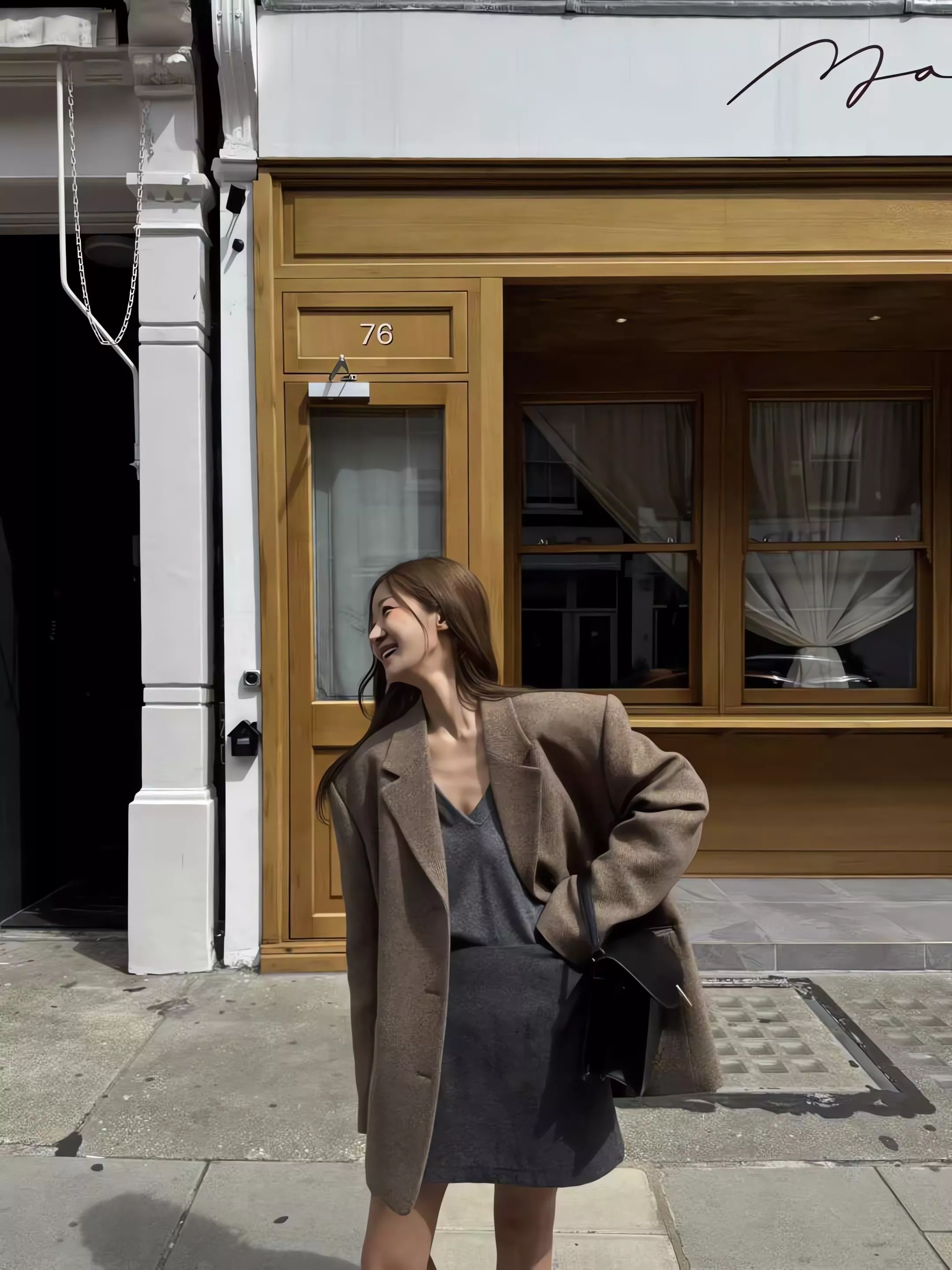 Outfit 韓劇大女主羊毛西裝外套