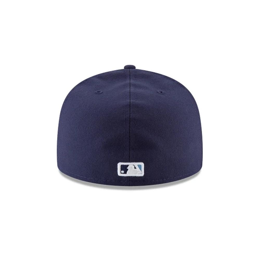 59FIFTY MLB 球員帽 塔帕灣光芒_客場 藍紫 NE70361051