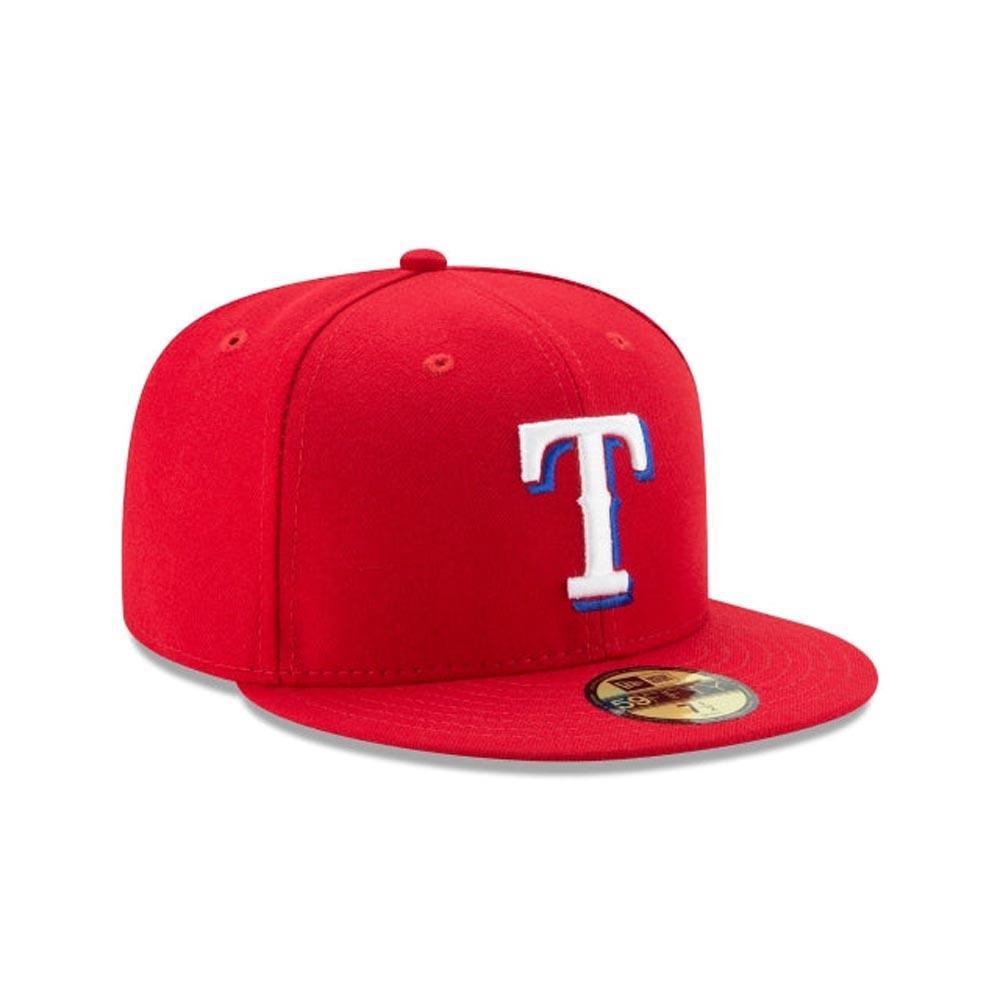 NEW ERA 男女 59FIFTY MLB 球員帽 遊騎兵 紅 NE70360961