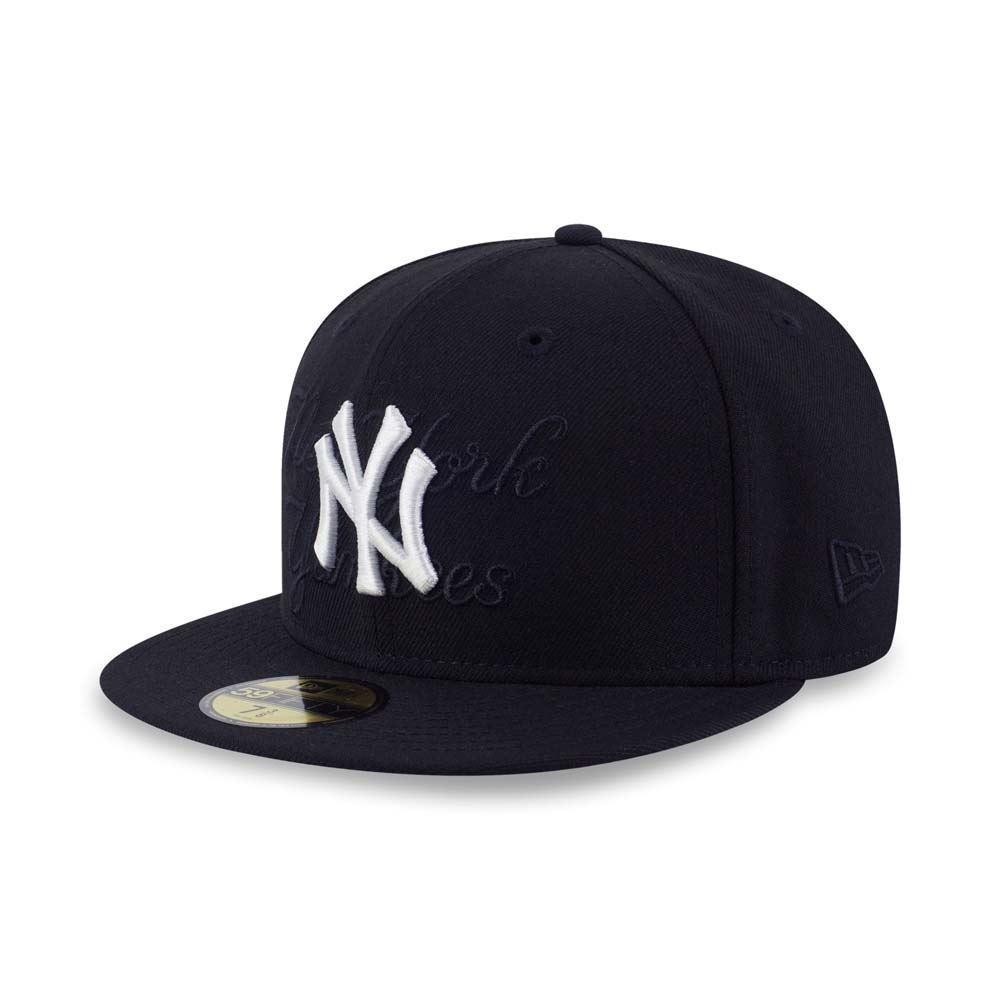 NEW ERA 男女 59FIFTY 澳版TONAL SCRIPT 紐約洋基 黑 NE60494585