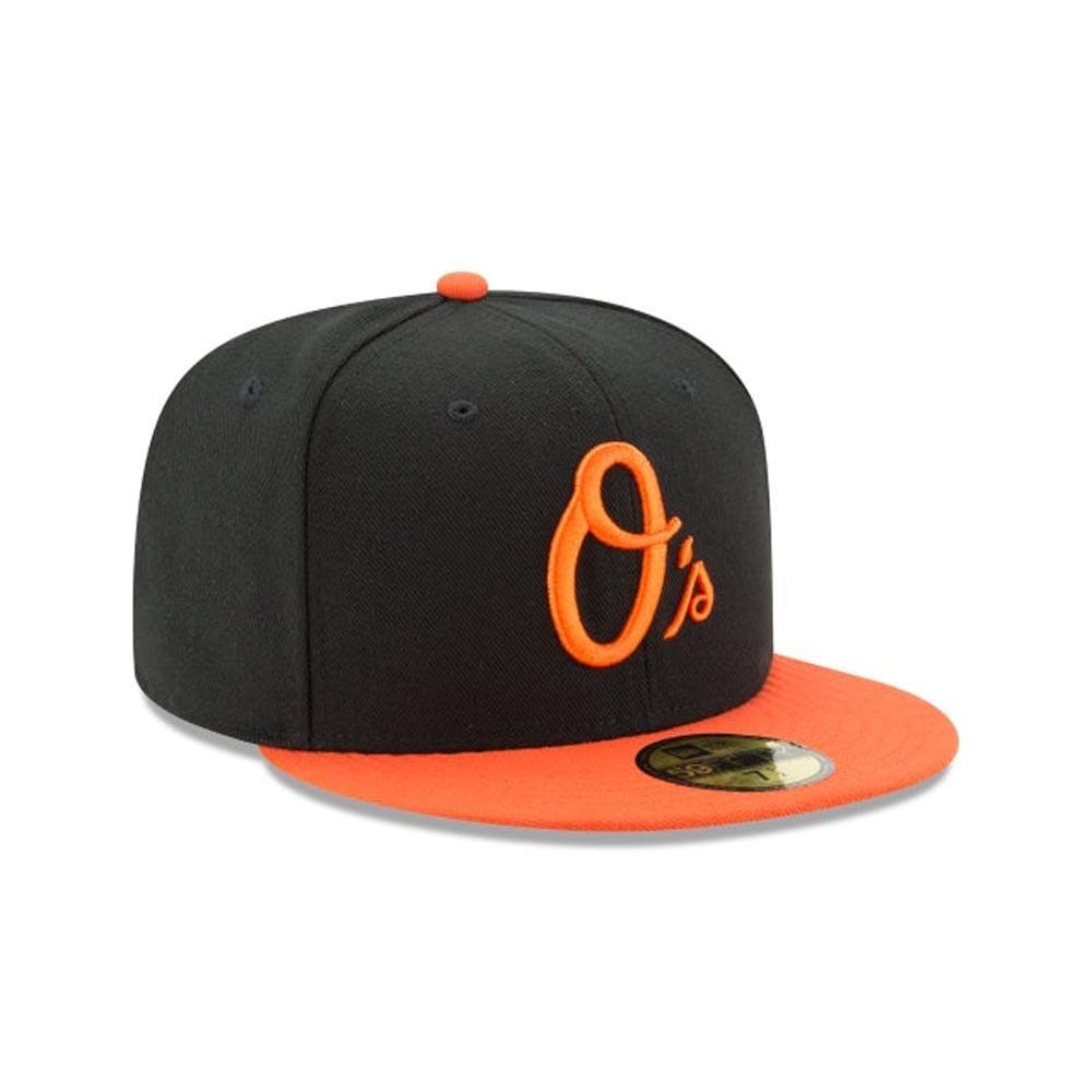 NEW ERA 男女 59FIFTY MLB 球員帽 巴爾的摩金鶯 黑/橘 NE70360918