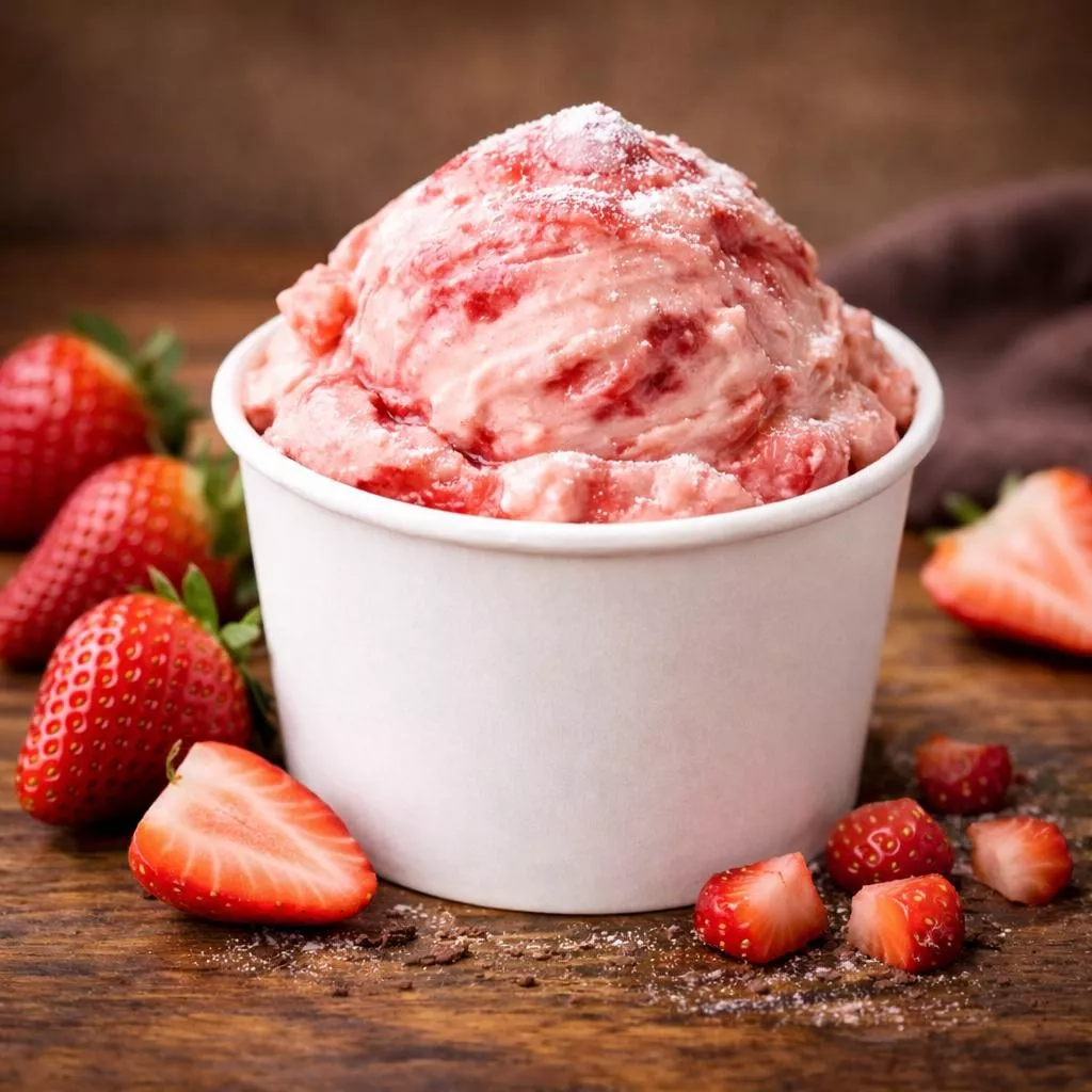 草莓牛奶冰淇淋(小杯130ML)