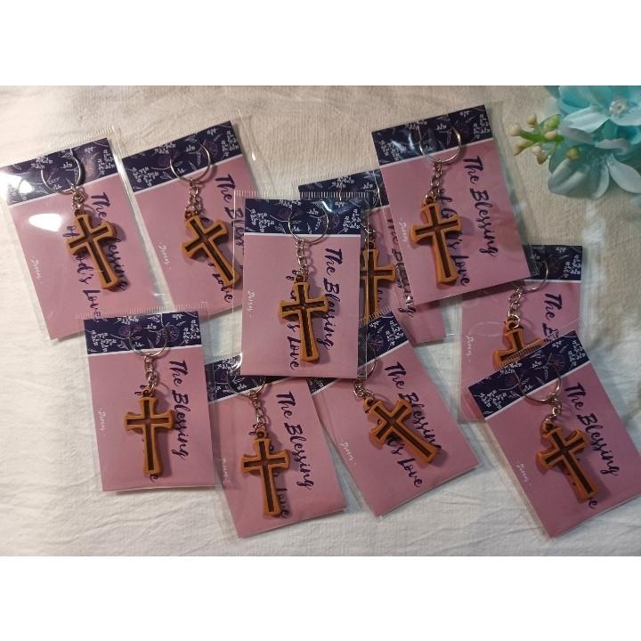 ✝️十字架吊飾鑰匙圈(鐵圈款) 買十送一 /銷售第一名