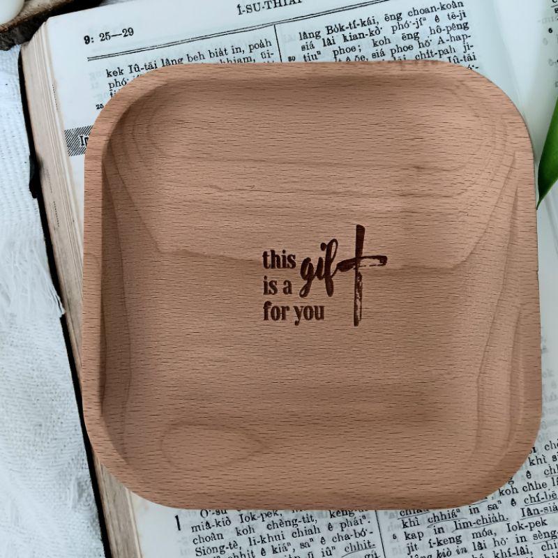 ✝️實木盤子 Grace to Grace /This is a Gift for you