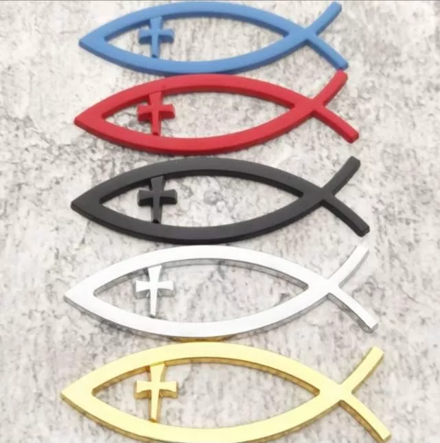 車貼 - 耶穌魚 B款