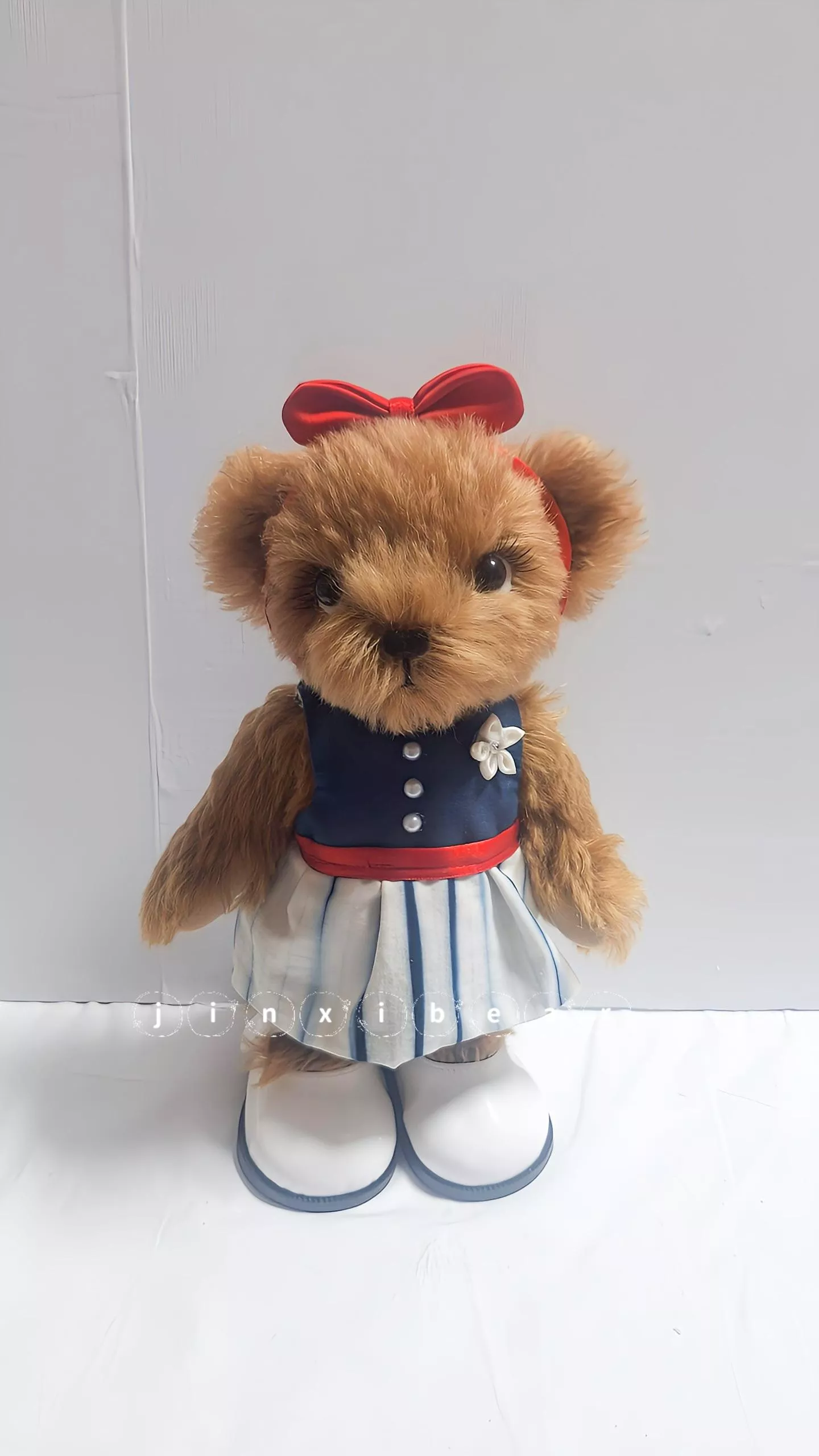 金席手作jinxibear-靜藍微風熊