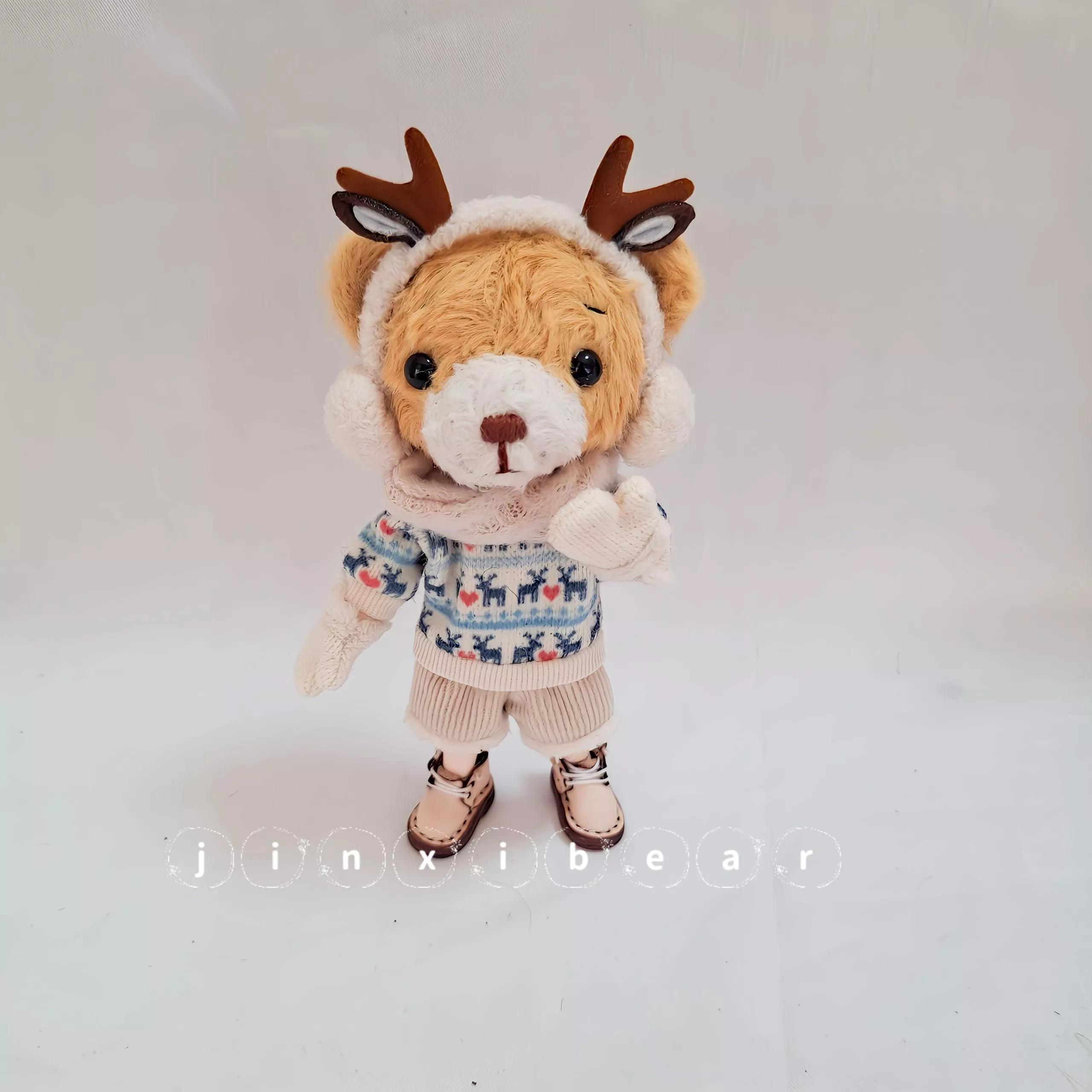 金席手作jinxibear-麋鹿小熊