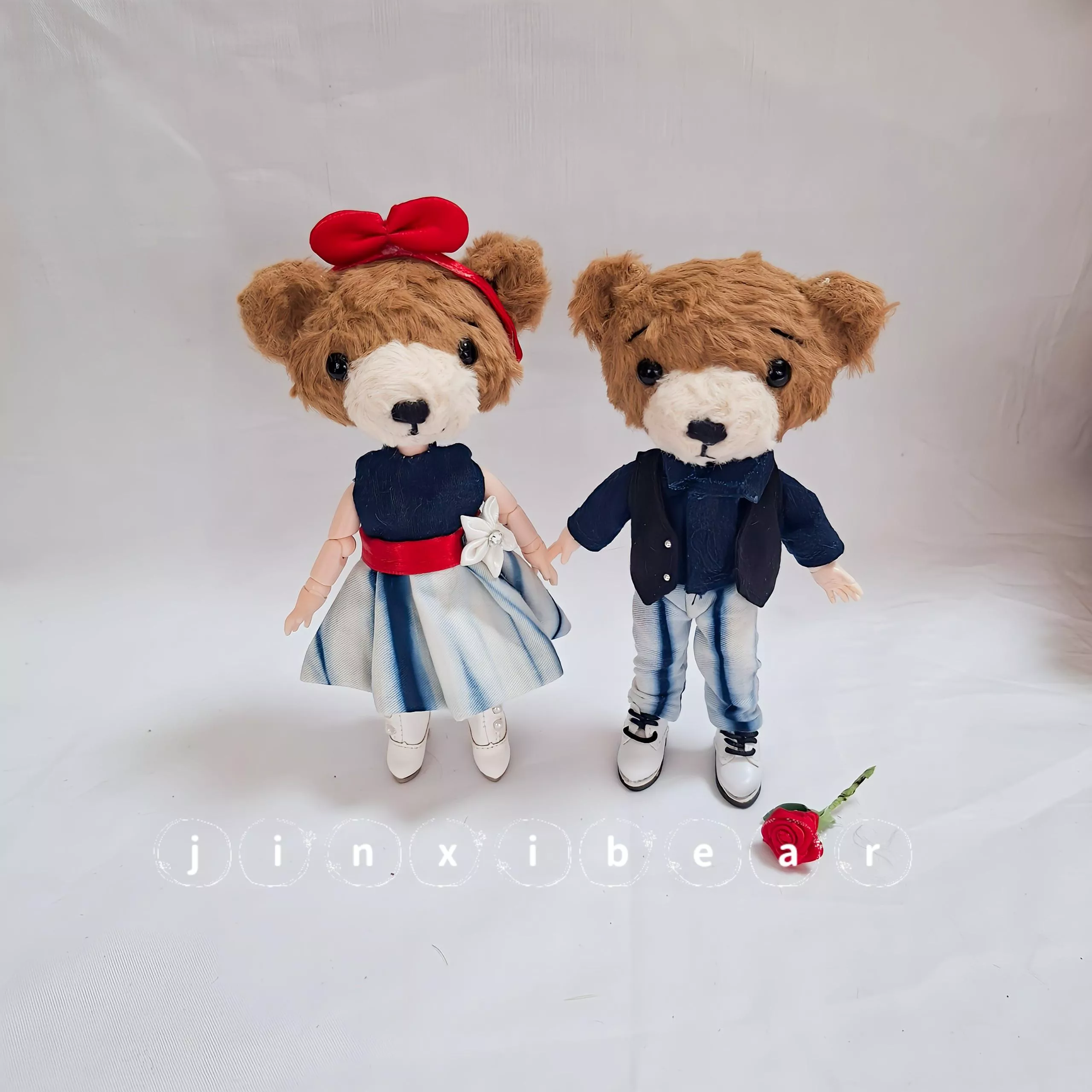 金席手作jinxibear -藍染小熊