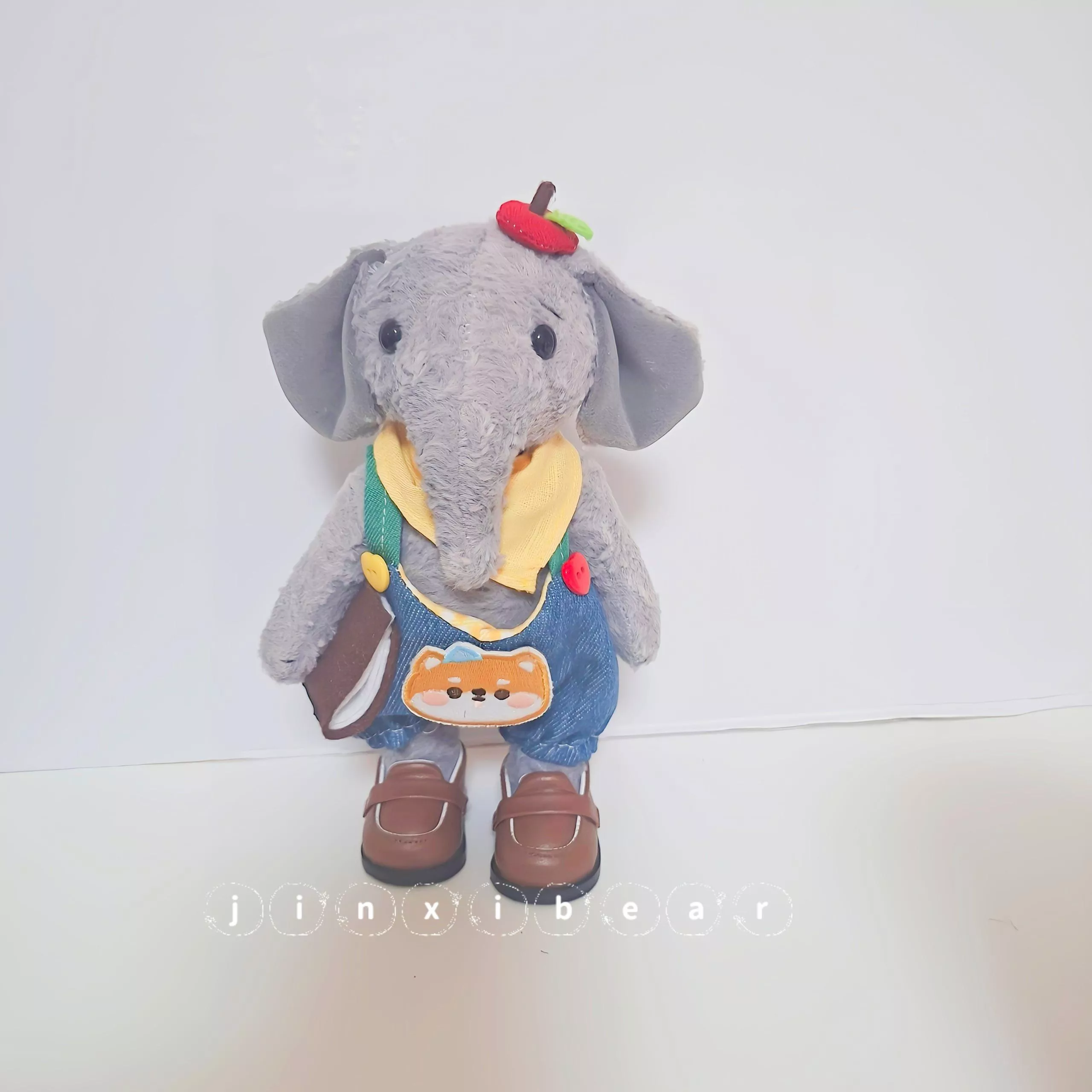 金席手作jinxibear-蘋果大象