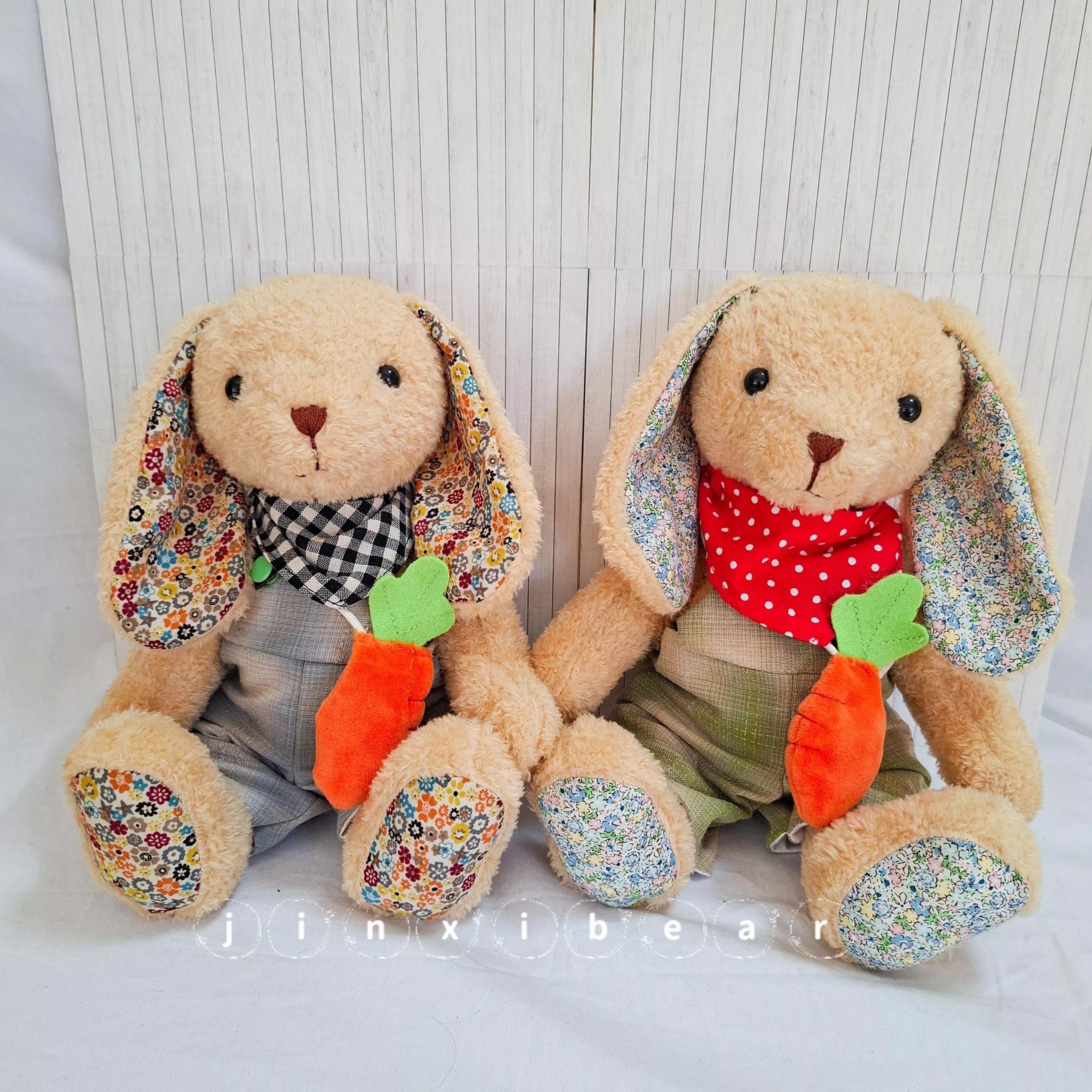 金席手作jinxibear-經典絨蘿蔔毛兔