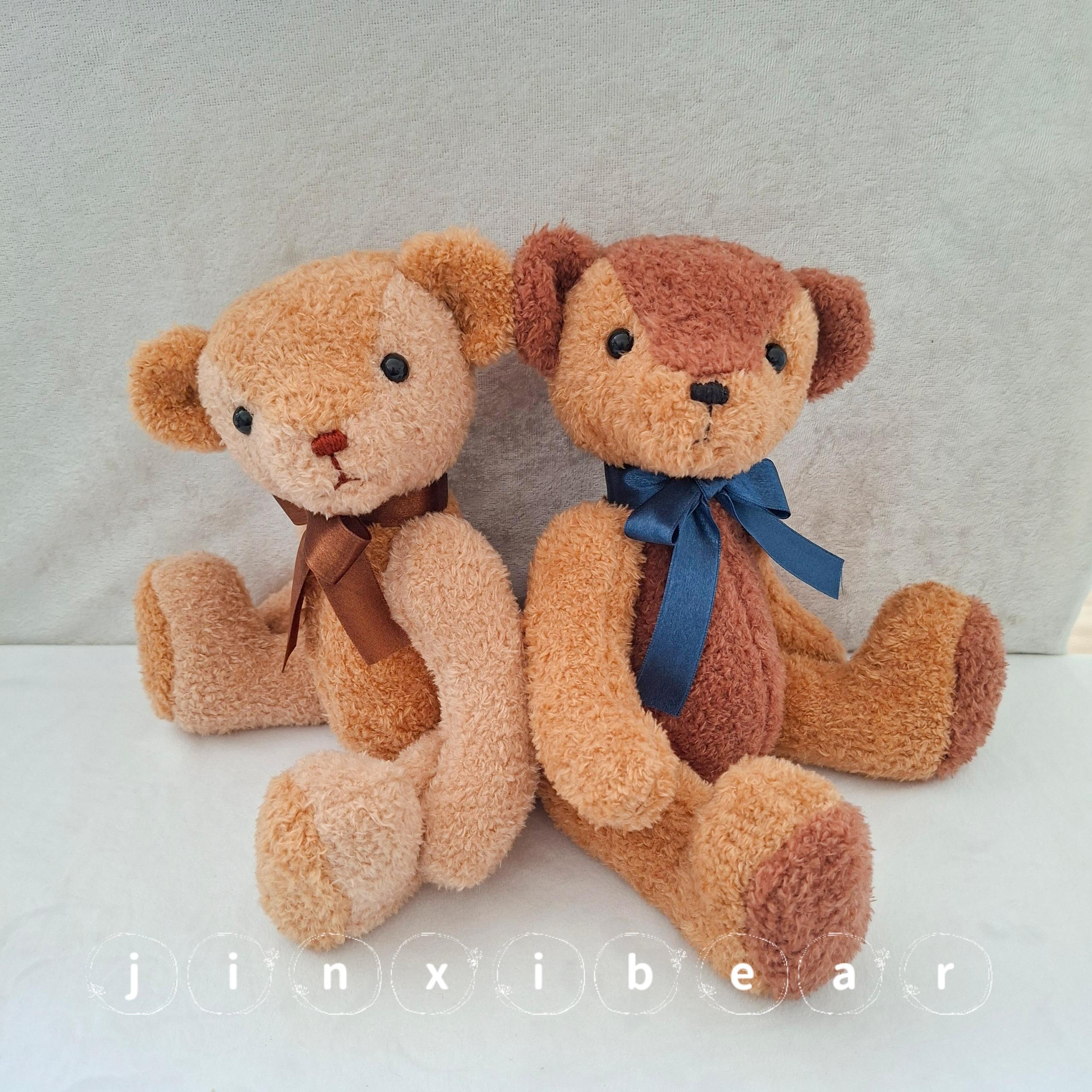 金席手作jinxibear-雙色泰迪熊-棕色系