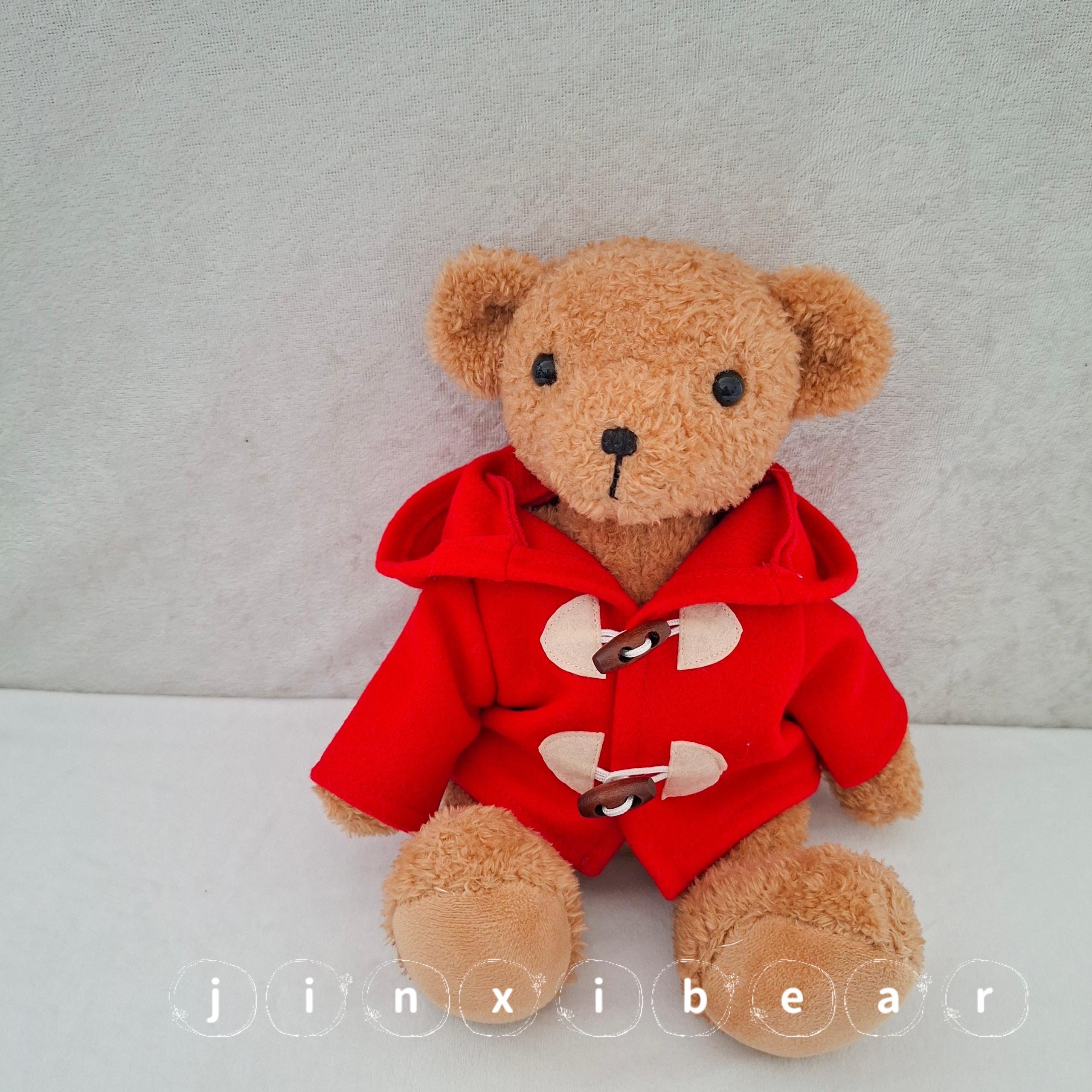 金席手作jinxibear-風衣泰迪熊