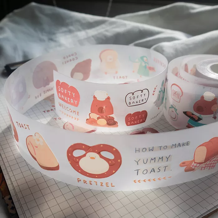SOFTY BAKERY 霧面PET膠帶