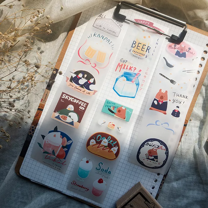 Capybara Bar 霧面PET膠帶