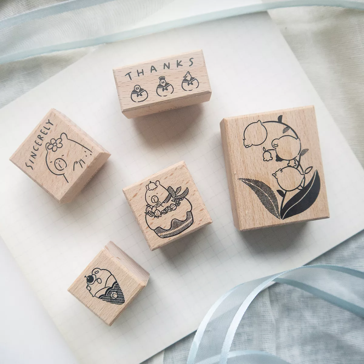 3rd Anniversary 三週年紀念櫸木印章