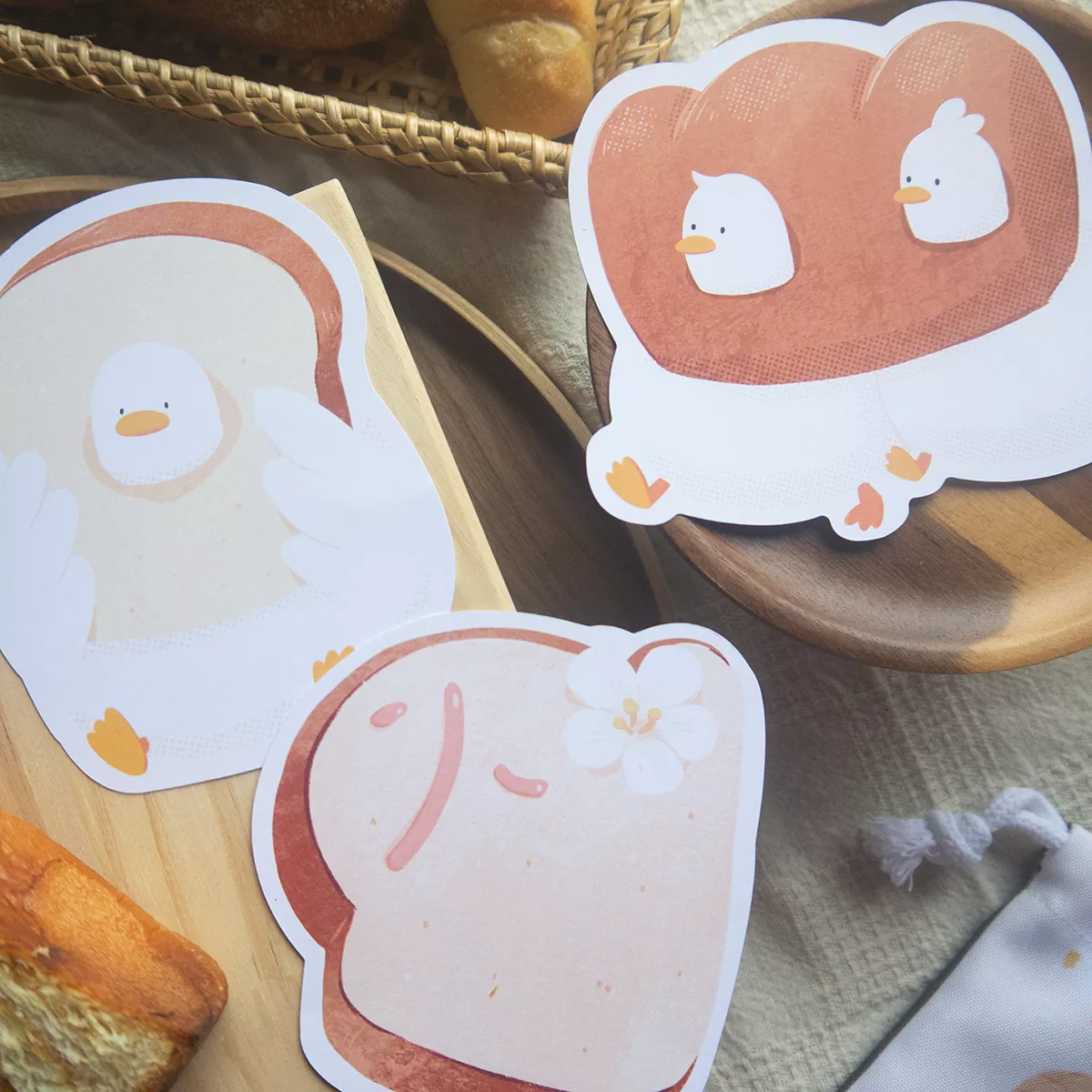 吐司袋造型明信片組