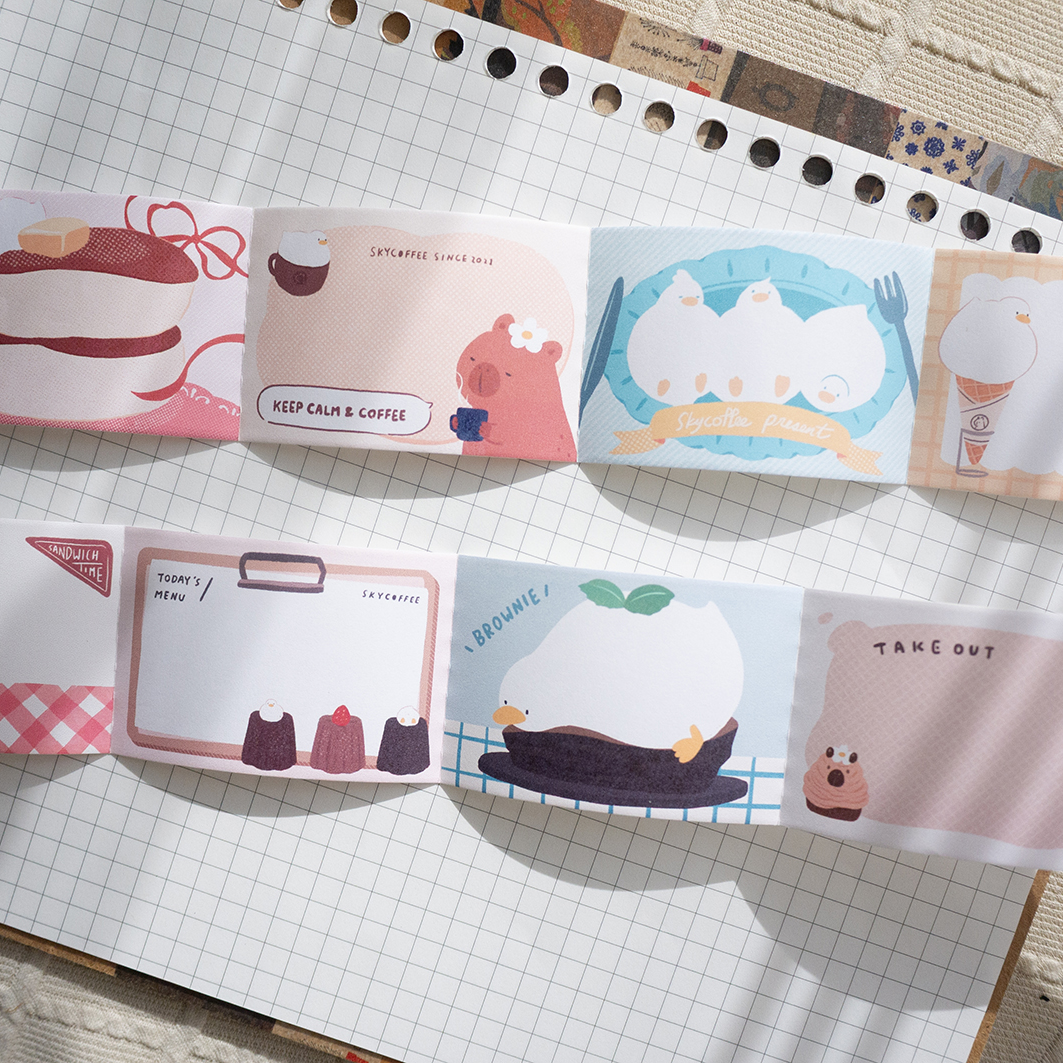 SKYCOFFEE DAILY MENU 便條貼紙卷