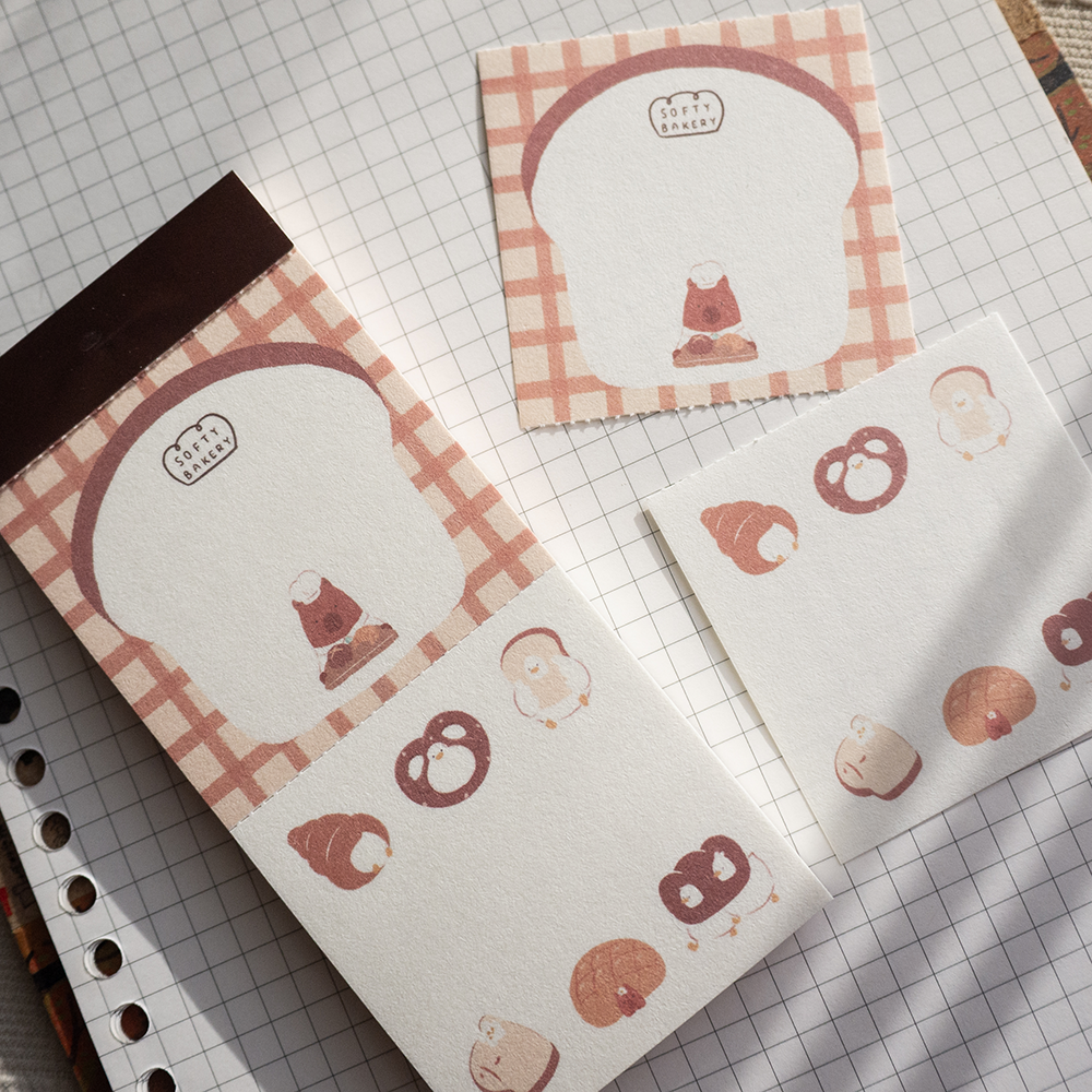 SOFTY BAKERY 撕線便簽本