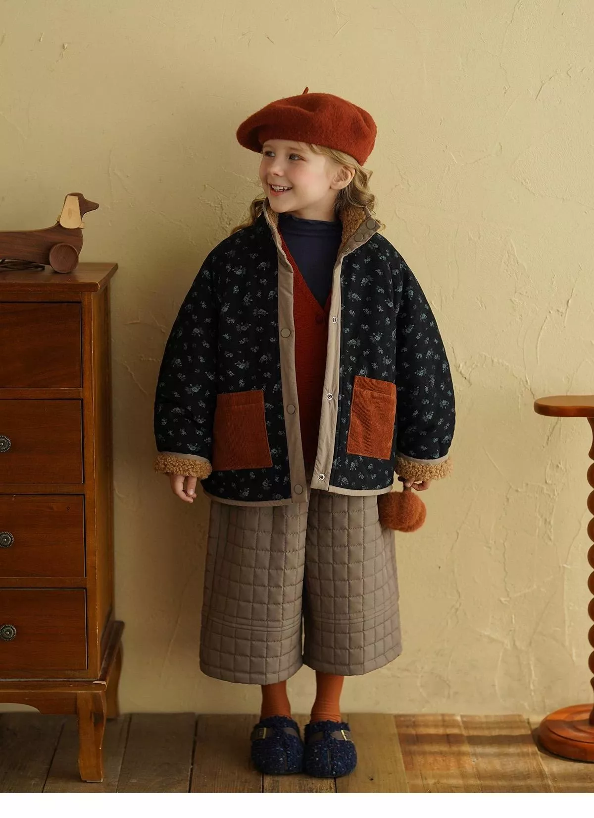 (兩面穿加絨外套）