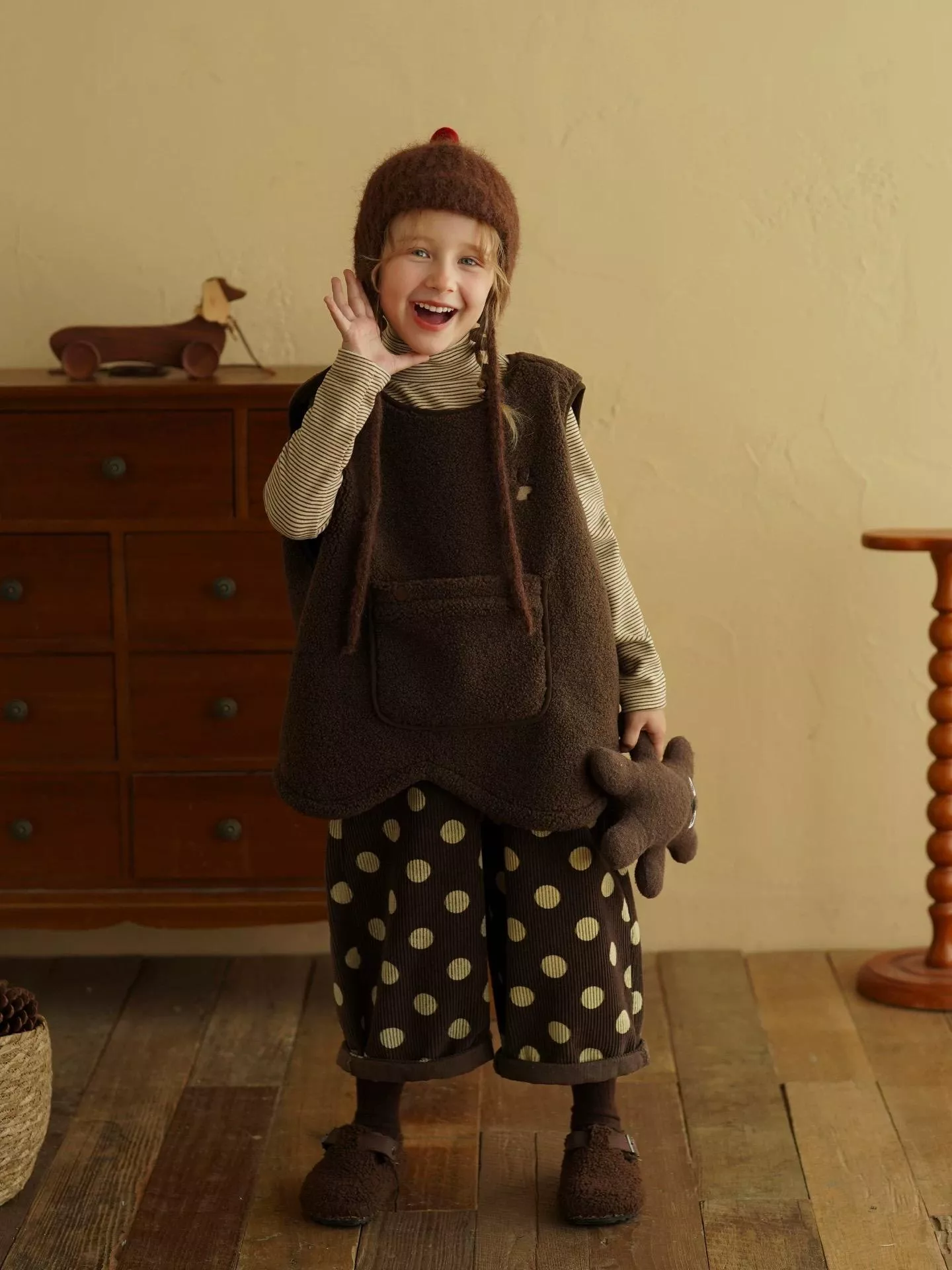 (森林系保暖背心）