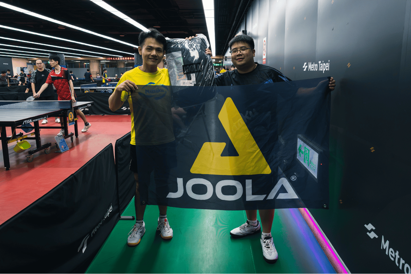 JOOLA 雨果旅行袋 抽獎頒獎