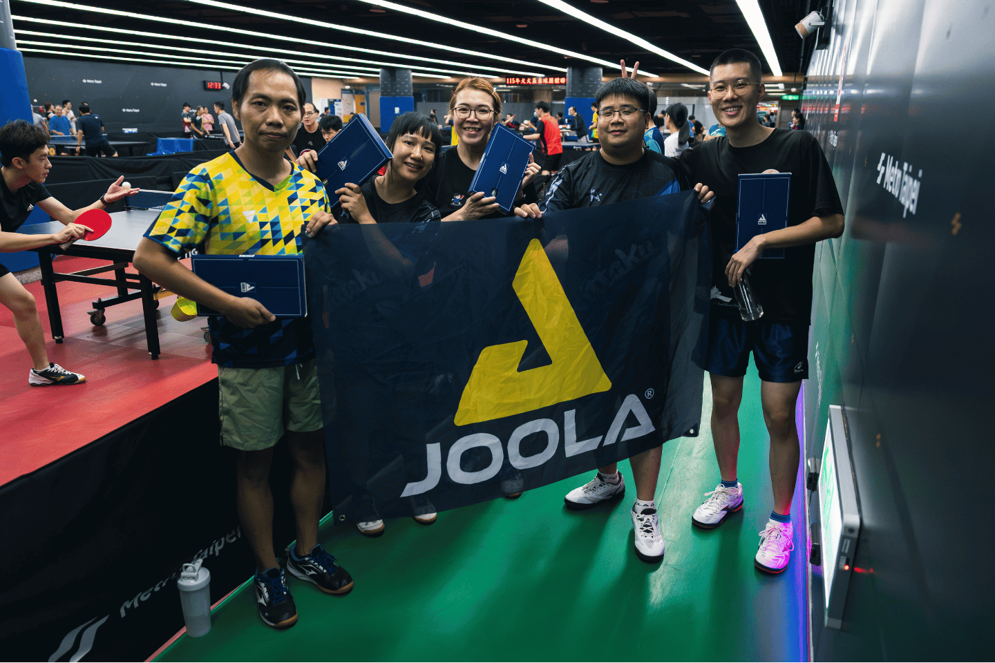 JOOLA 雨果球拍 抽獎頒獎