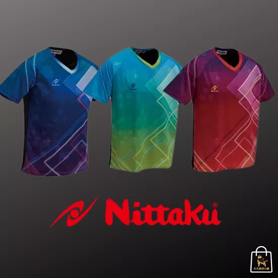 [犬犬桌球]日本Nittaku 2025 舒適專業桌球短袖T恤NO.3512 3516 3518
