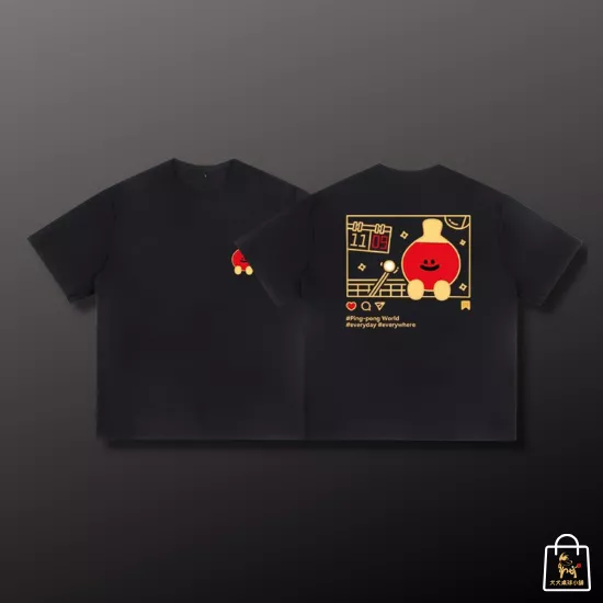 【球館幹話系列】冰感速乾桌球T恤｜打我隊友 / 撿球大王 / 不會打 / 萌系球拍