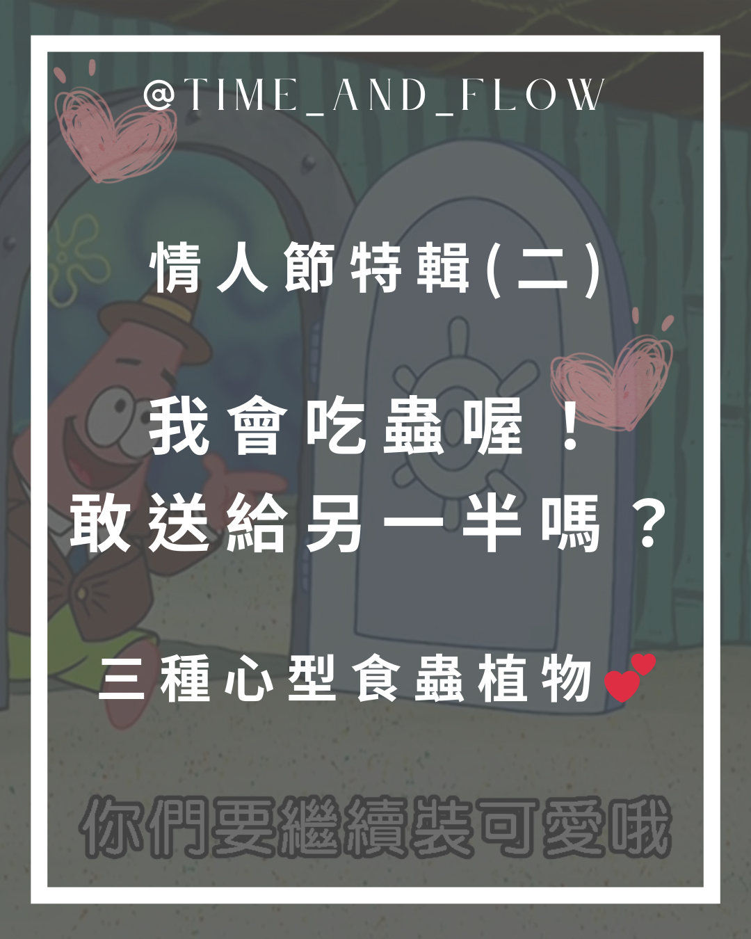 情人節特輯( 二 )：我會吃蟲喔！敢送給另一半嗎？三種心型食蟲植物💕