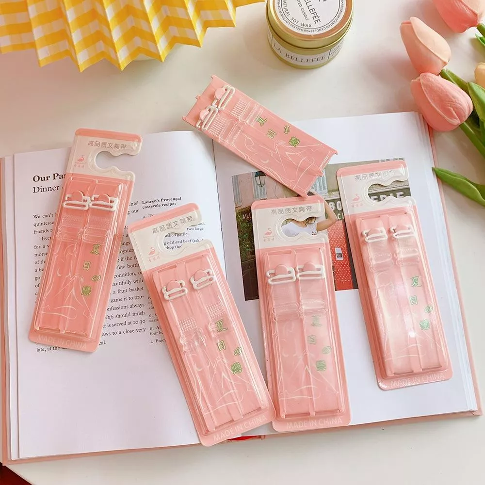 透明肩帶隱形肩帶內衣帶磨砂透明加寬隱形帶調整型內衣帶防滑