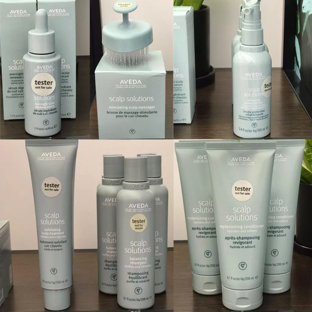 韓國連線 新款 AVEDA 頭皮潔淨 凝膠 / 平衡精華 木梳 滋養液，專櫃購買帶回，可附收據 T191