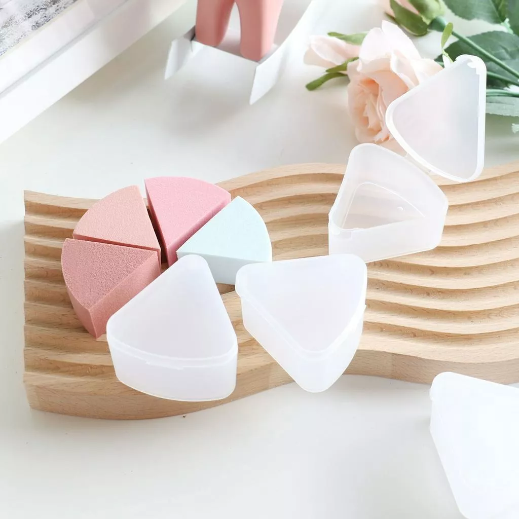 彩色三角粉撲 三角粉撲 粉膏 粉撲 粉撲 化妝海綿 三角海綿化妝師必備上妝海綿粉撲 粉底液必備