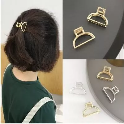歐美款簡約簍空復古迷你金屬髮夾髮飾瀏海夾‧4色 R1