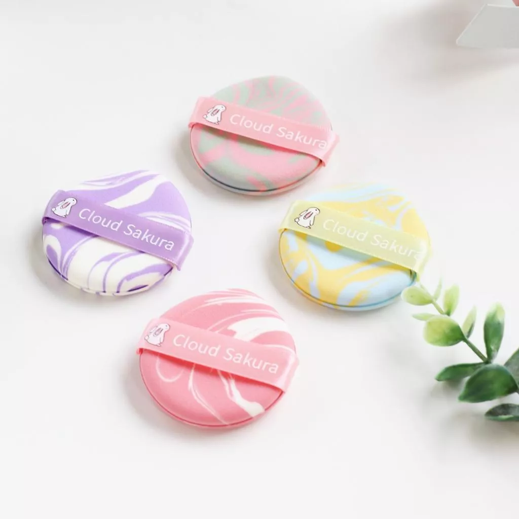 新款 渲染 氣墊粉撲 不吃粉 化妝棉 乾濕兩用 氣墊粉撲